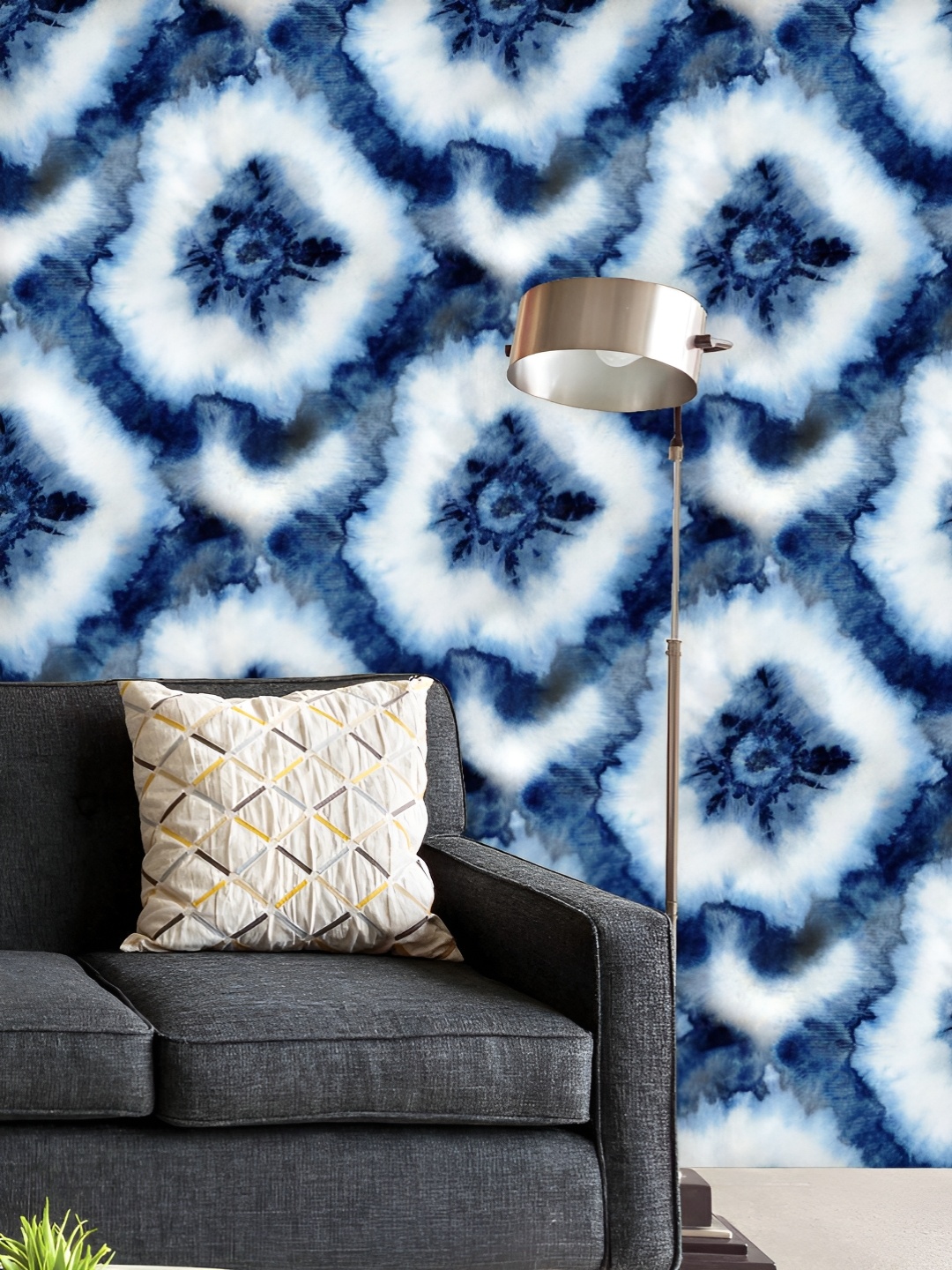 ArtzFolio Printed UV-Resistant Anti-Bacterial Shibori Indigo Batik Peel & Stick Wallpaper, Multi
ArtzFolio Printed UV-Resistant Anti-Bacterial Shibori Indigo Batik Peel & Stick Wallpaper, Multi