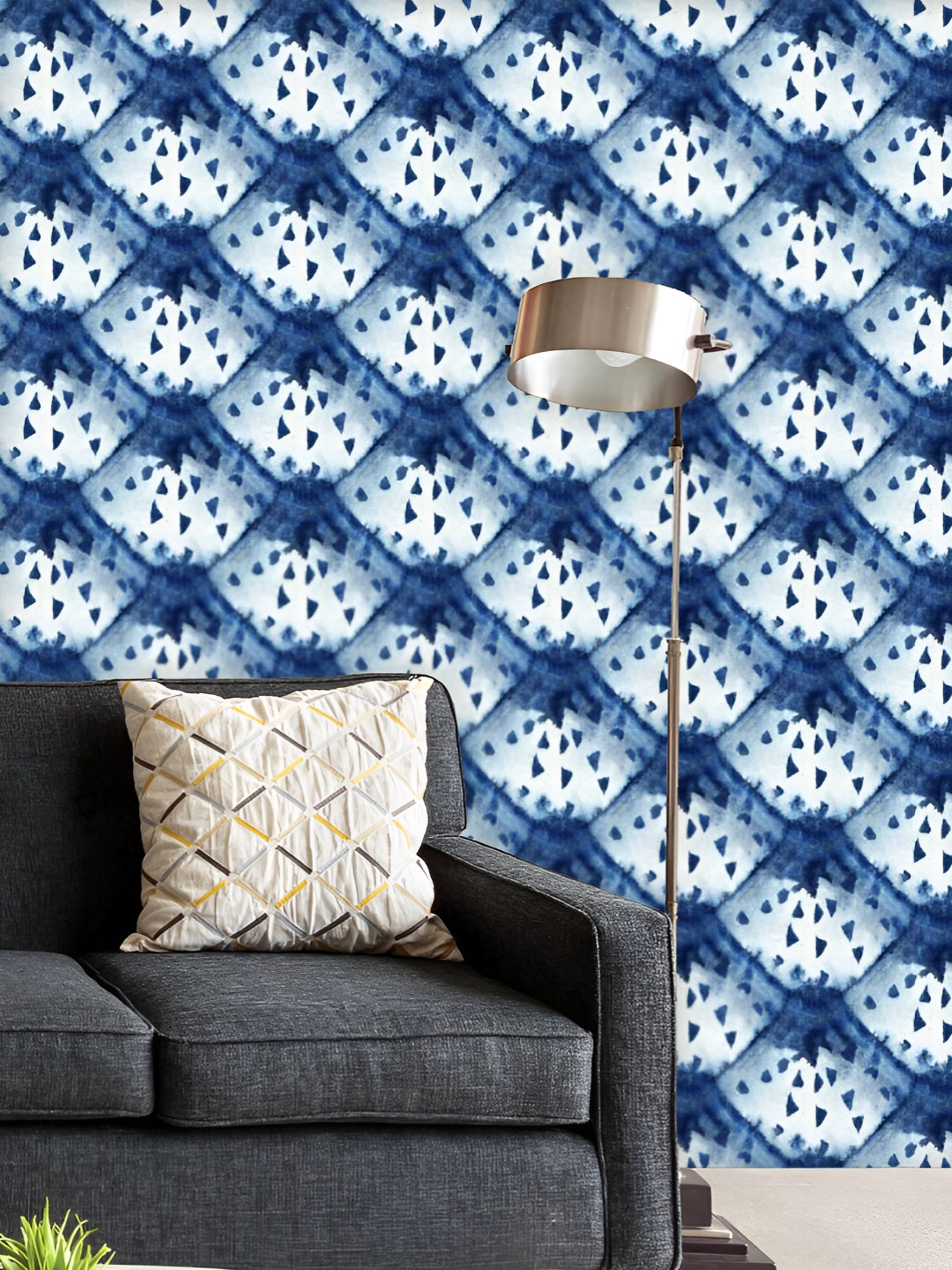 ArtzFolio Printed UV-Resistant Anti-Bacterial Shibori Indigo Colors Peel & Stick Wallpaper, Multi
ArtzFolio Printed UV-Resistant Anti-Bacterial Shibori Indigo Colors Peel & Stick Wallpaper, Multi