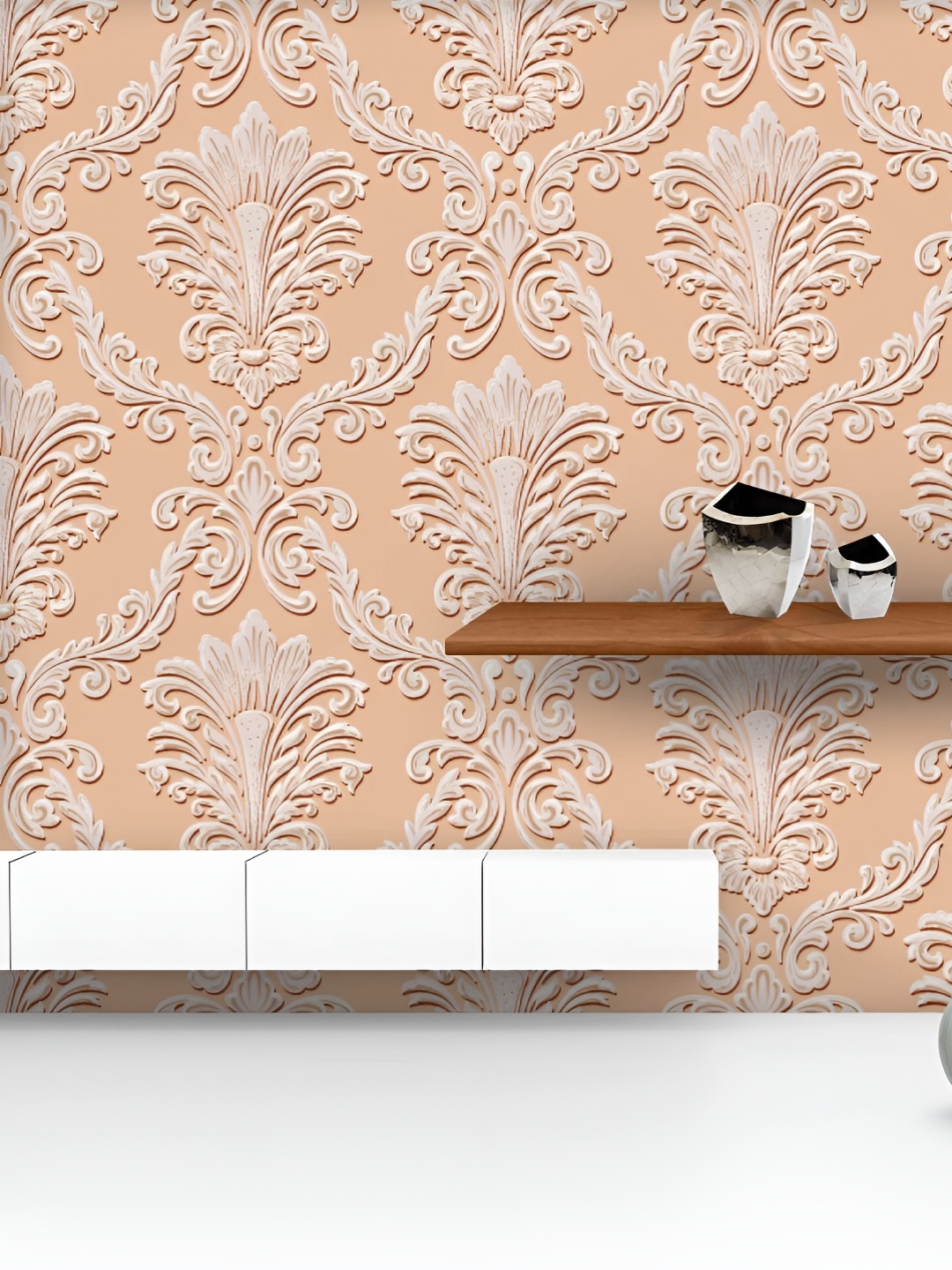 ArtzFolio Printed UV-Resistant Anti-Bacterial Damask Texture Peel & Stick Wallpaper, Multi
ArtzFolio Printed UV-Resistant Anti-Bacterial Damask Texture Peel & Stick Wallpaper, Multi