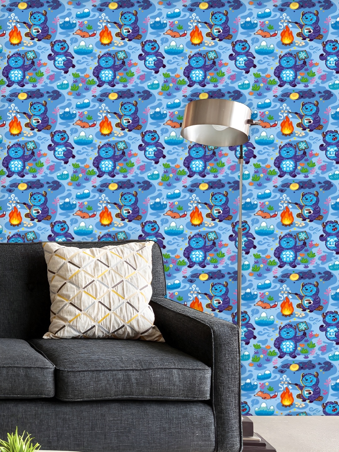 ArtzFolio Printed UV-Resistant Anti-Bacterial Cartoon Fox With Campfire Peel & Stick Wallpaper, Multi
ArtzFolio Printed UV-Resistant Anti-Bacterial Cartoon Fox With Campfire Peel & Stick Wallpaper, Multi