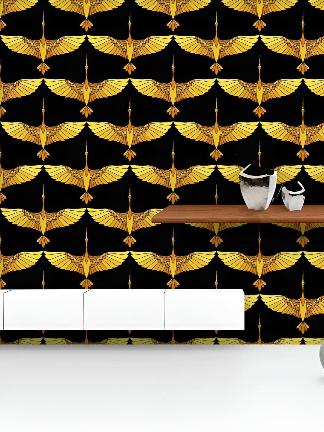 ArtzFolio Printed UV-Resistant Anti-Bacterial Japanese Ornamental Cranes Peel & Stick Wallpaper, Multi
ArtzFolio Printed UV-Resistant Anti-Bacterial Japanese Ornamental Cranes Peel & Stick Wallpaper, Multi