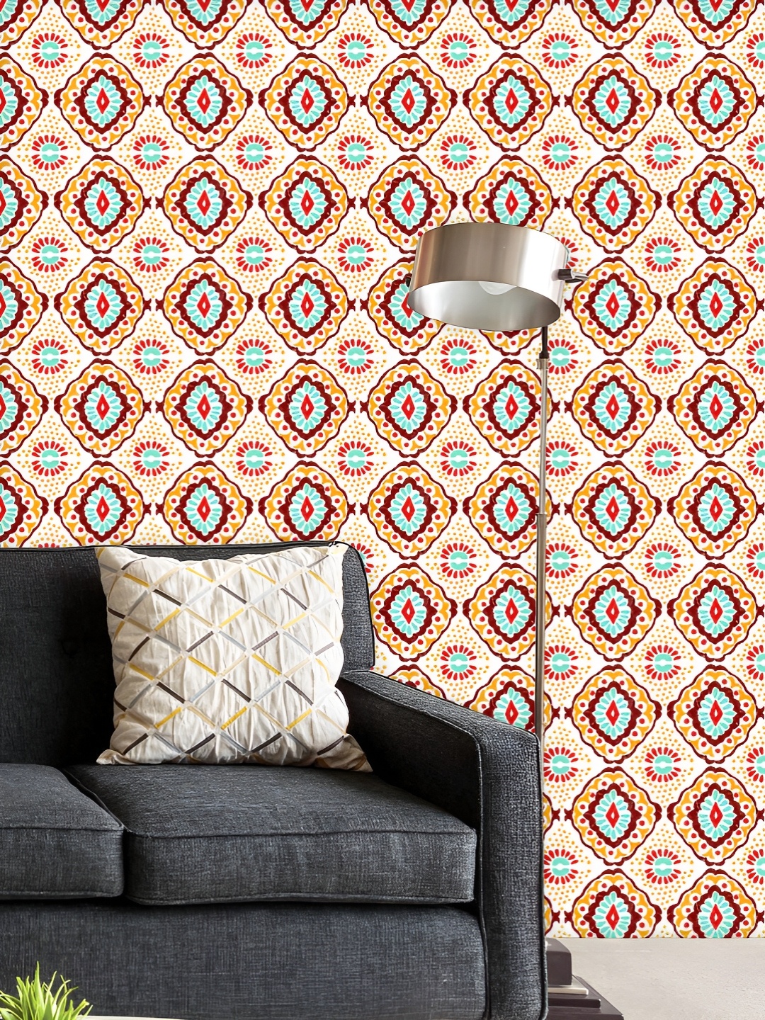 ArtzFolio Printed UV-Resistant Anti-Bacterial Tribal Ikat Folklore Stripes Peel & Stick Wallpaper, Multi
ArtzFolio Printed UV-Resistant Anti-Bacterial Tribal Ikat Folklore Stripes Peel & Stick Wallpaper, Multi