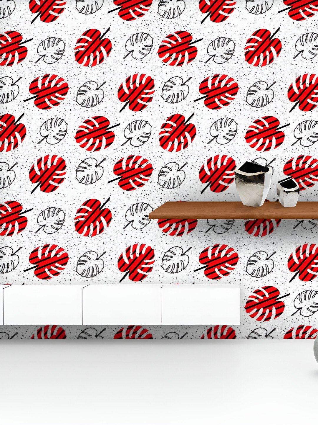 ArtzFolio Printed UV-Resistant Anti-Bacterial Memphis Tropical Leaves Peel & Stick Wallpaper, Multi
ArtzFolio Printed UV-Resistant Anti-Bacterial Memphis Tropical Leaves Peel & Stick Wallpaper, Multi