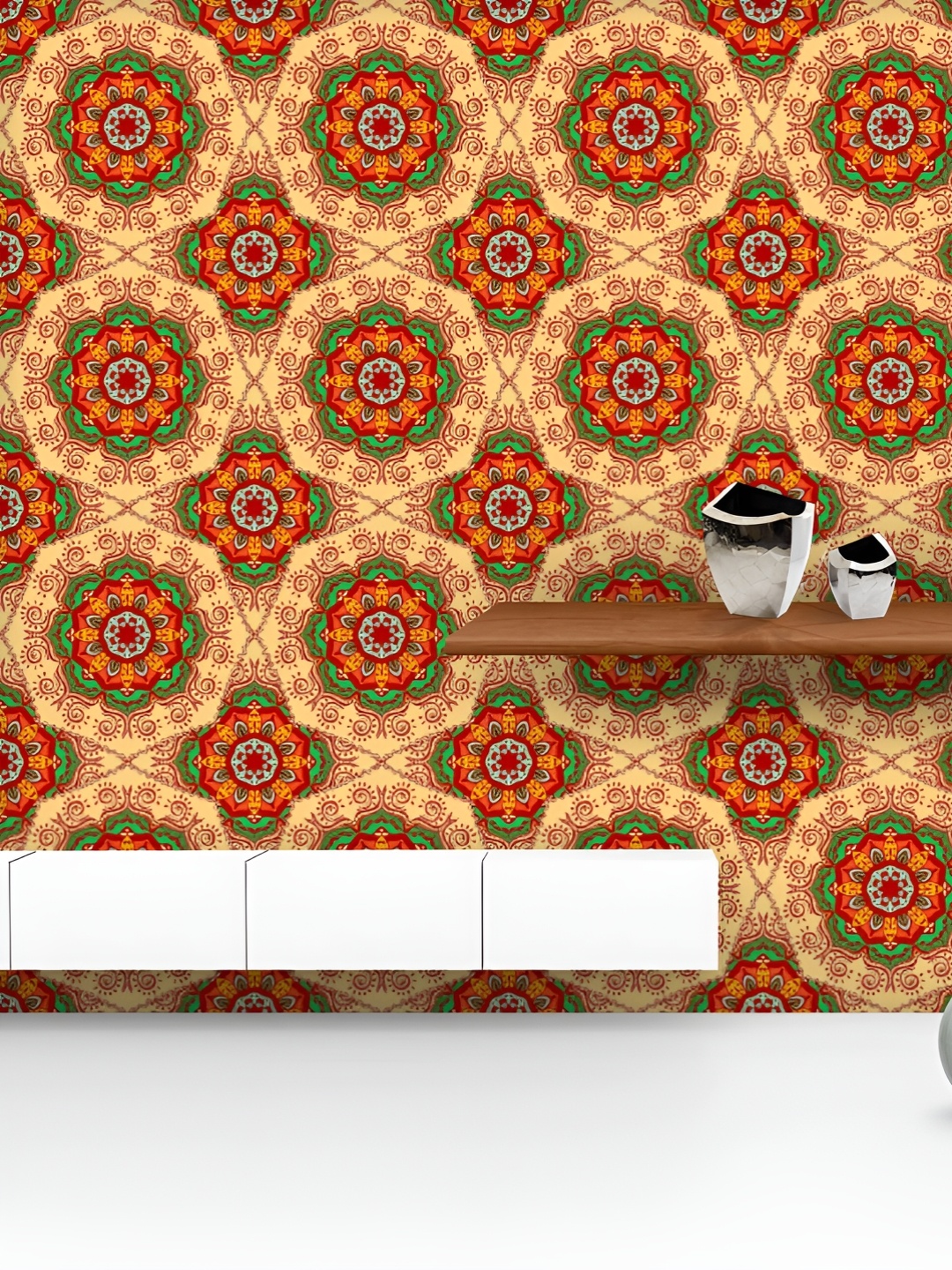 ArtzFolio Printed UV-Resistant Anti-Bacterial Colorful Mandalas Peel & Stick Wallpaper, Multi
ArtzFolio Printed UV-Resistant Anti-Bacterial Colorful Mandalas Peel & Stick Wallpaper, Multi