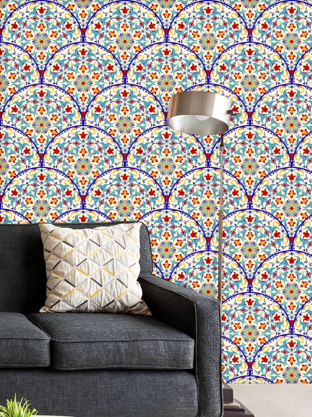 ArtzFolio Printed UV-Resistant Anti-Bacterial Colorful Turkish Patchwork Style Peel & Stick Wallpaper, Multi
ArtzFolio Printed UV-Resistant Anti-Bacterial Colorful Turkish Patchwork Style Peel & Stick Wallpaper, Multi