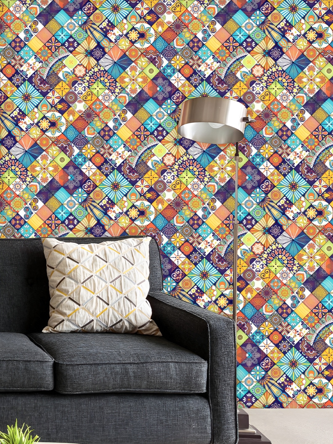 ArtzFolio Printed UV-Resistant Anti-Bacterial Vintage Motifs Art Peel & Stick Wallpaper, Multi
ArtzFolio Printed UV-Resistant Anti-Bacterial Vintage Motifs Art Peel & Stick Wallpaper, Multi