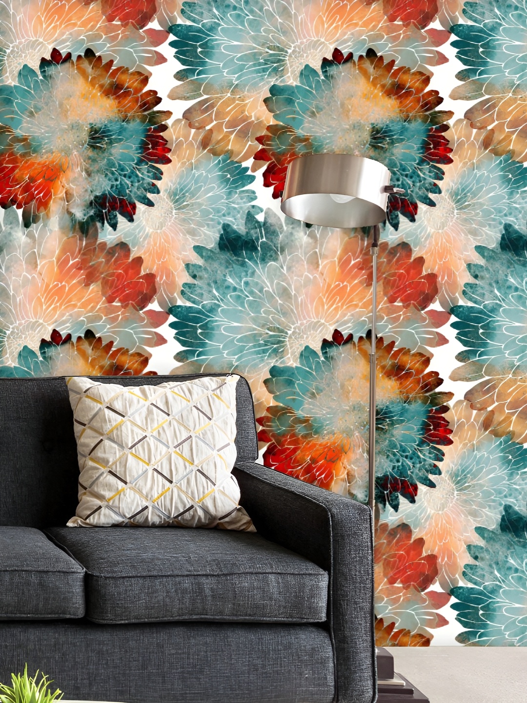 ArtzFolio Printed UV-Resistant Anti-Bacterial Japanese Watercolor Chrysanthemum Peel & Stick Wallpaper, Multi
ArtzFolio Printed UV-Resistant Anti-Bacterial Japanese Watercolor Chrysanthemum Peel & Stick Wallpaper, Multi