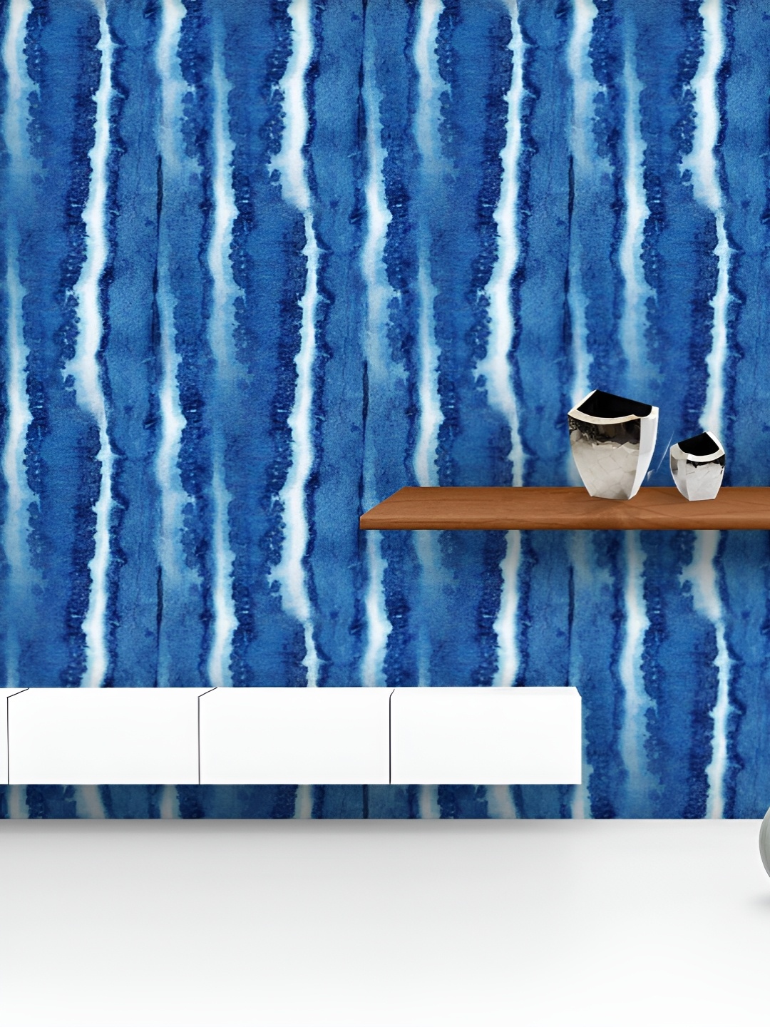 ArtzFolio Printed UV-Resistant Anti-Bacterial Shibori Indigo Batik Peel & Stick Wallpaper, Multi
ArtzFolio Printed UV-Resistant Anti-Bacterial Shibori Indigo Batik Peel & Stick Wallpaper, Multi