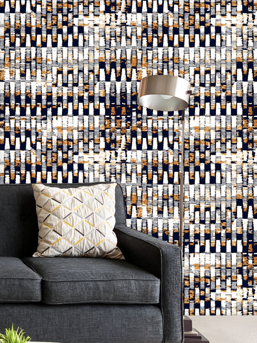 ArtzFolio Printed UV-Resistant Anti-Bacterial Ikat Zigzag Stripes Peel & Stick Wallpaper, Multi
ArtzFolio Printed UV-Resistant Anti-Bacterial Ikat Zigzag Stripes Peel & Stick Wallpaper, Multi