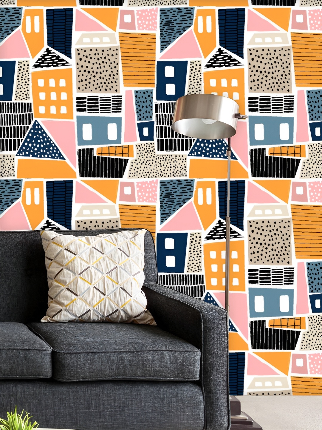 ArtzFolio Printed UV-Resistant Anti-Bacterial Geometric Hipster Peel & Stick Wallpaper, Multi
ArtzFolio Printed UV-Resistant Anti-Bacterial Geometric Hipster Peel & Stick Wallpaper, Multi