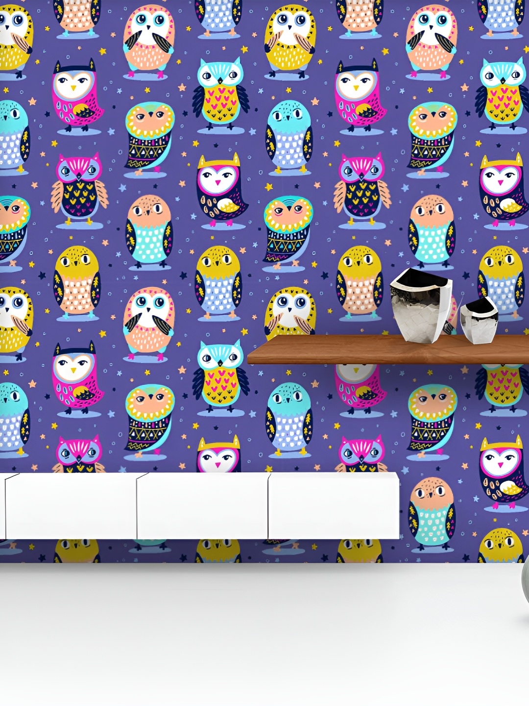 ArtzFolio Printed UV-Resistant Anti-Bacterial Owls & Stars Peel & Stick Wallpaper, Multi
ArtzFolio Printed UV-Resistant Anti-Bacterial Owls & Stars Peel & Stick Wallpaper, Multi