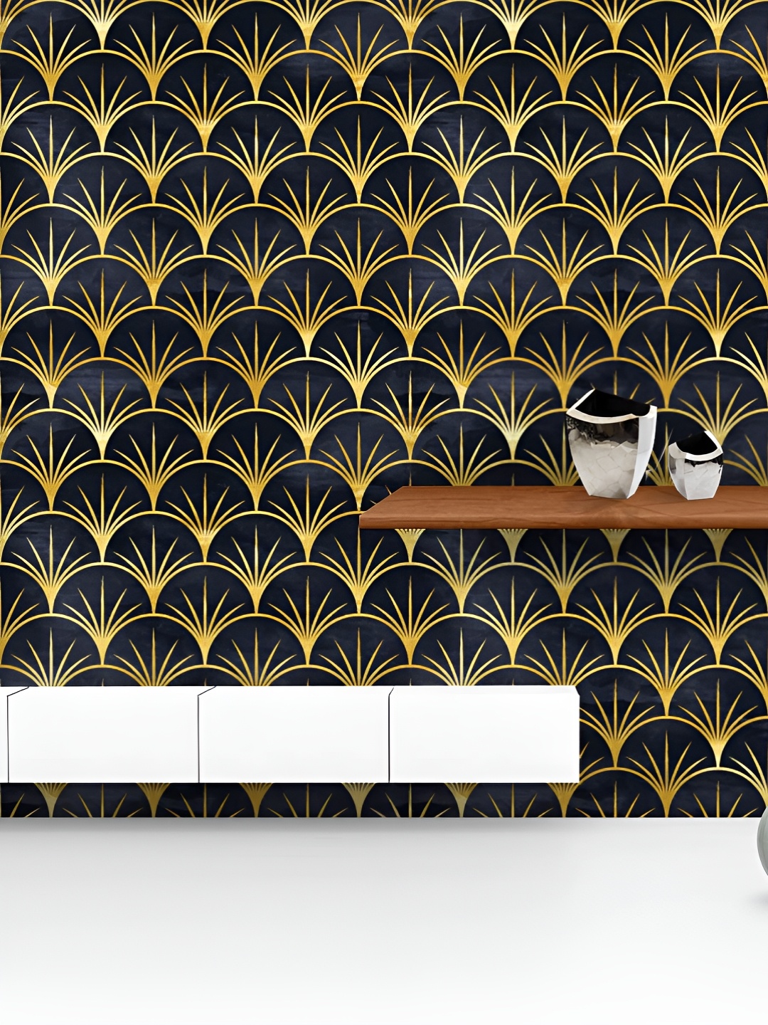 ArtzFolio Printed UV-Resistant Anti-Bacterial Geometric Pattern Peel & Stick Wallpaper, Multi
ArtzFolio Printed UV-Resistant Anti-Bacterial Geometric Pattern Peel & Stick Wallpaper, Multi