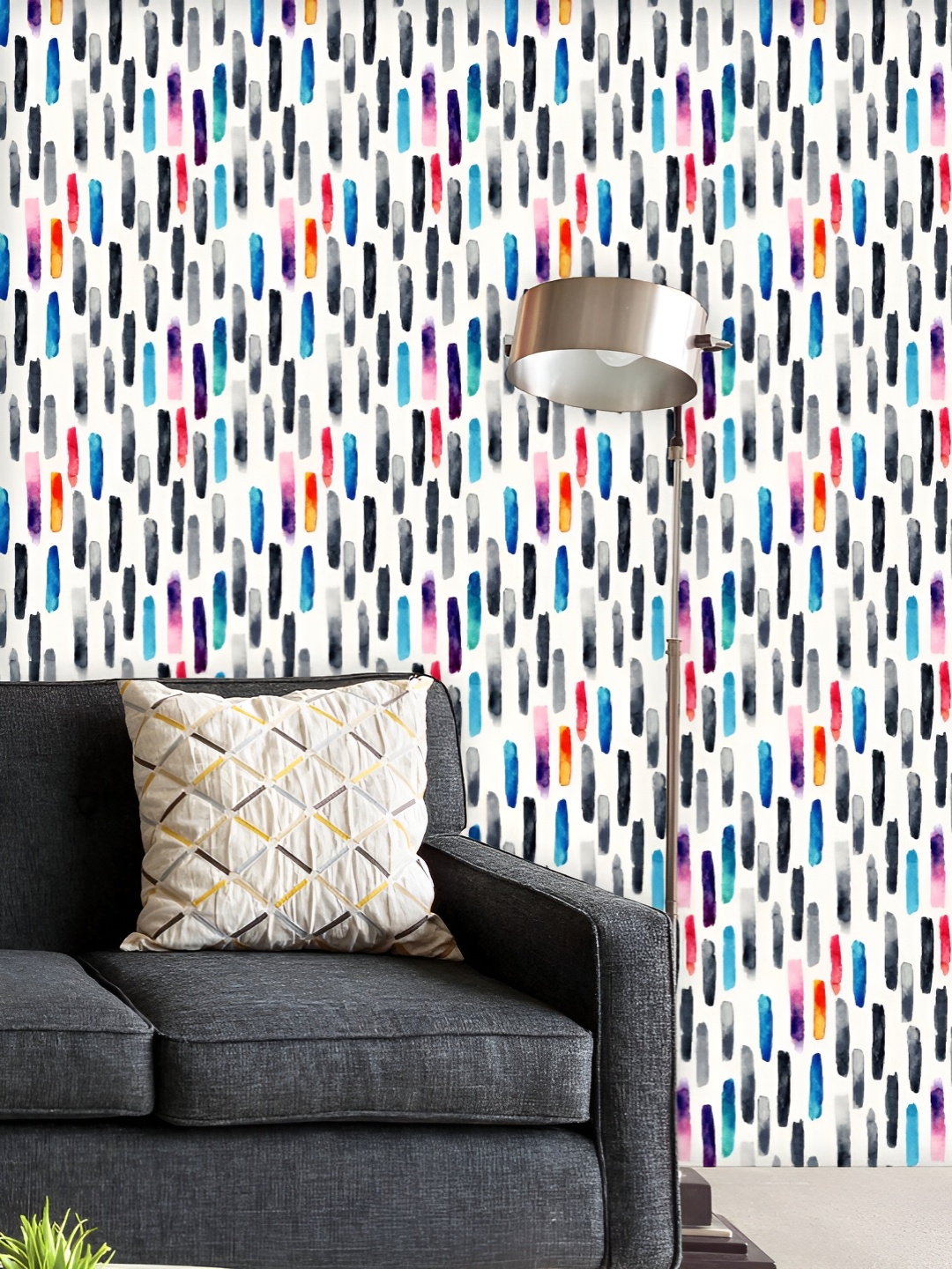 ArtzFolio Printed UV-Resistant Anti-Bacterial Watercolor Colorful Lines Peel & Stick Wallpaper, Multi
ArtzFolio Printed UV-Resistant Anti-Bacterial Watercolor Colorful Lines Peel & Stick Wallpaper, Multi