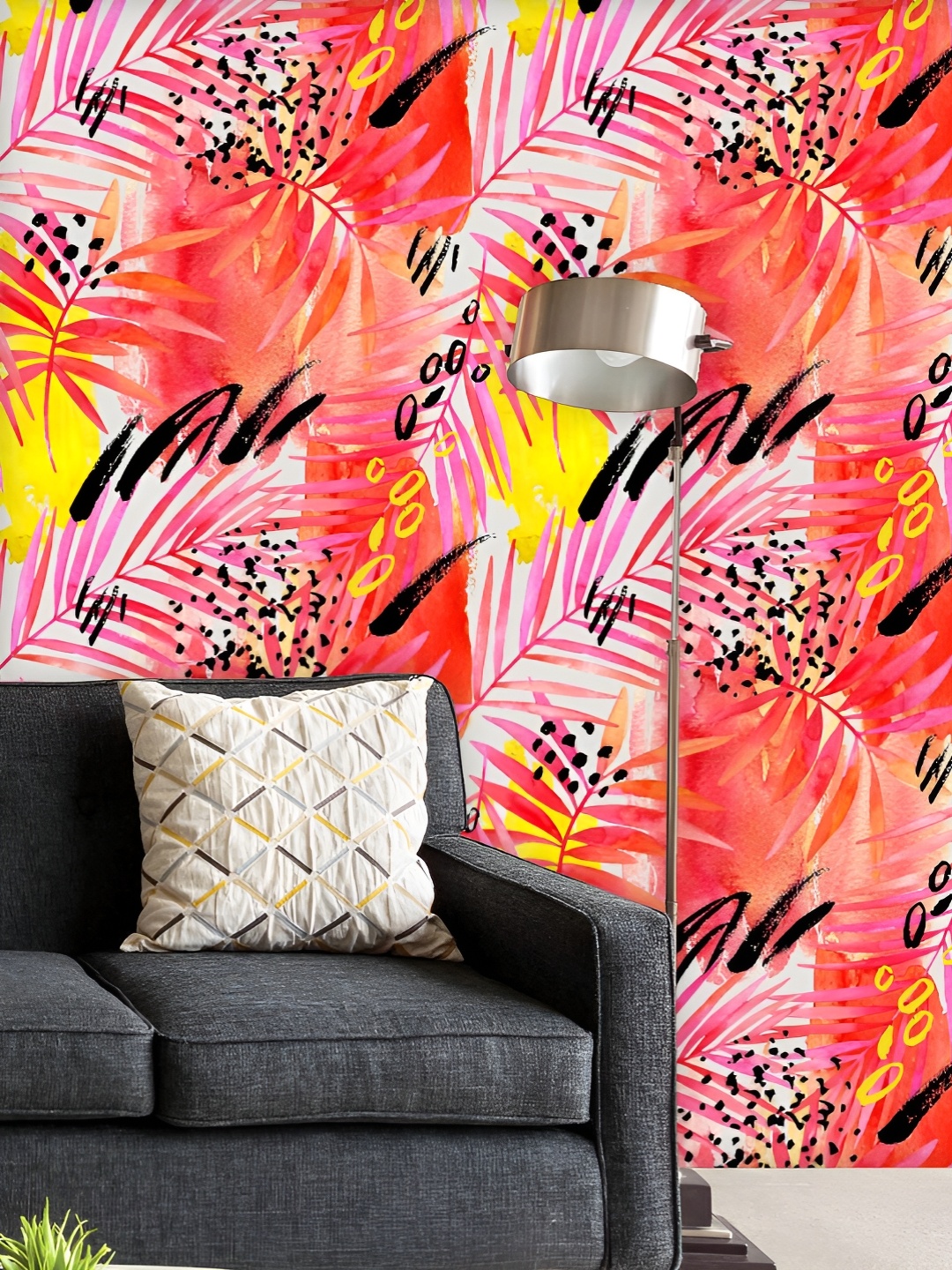 ArtzFolio Printed UV-Resistant Anti-Bacterial Hand Painted Tropical Leaves Peel & Stick Wallpaper, Multi
ArtzFolio Printed UV-Resistant Anti-Bacterial Hand Painted Tropical Leaves Peel & Stick Wallpaper, Multi
