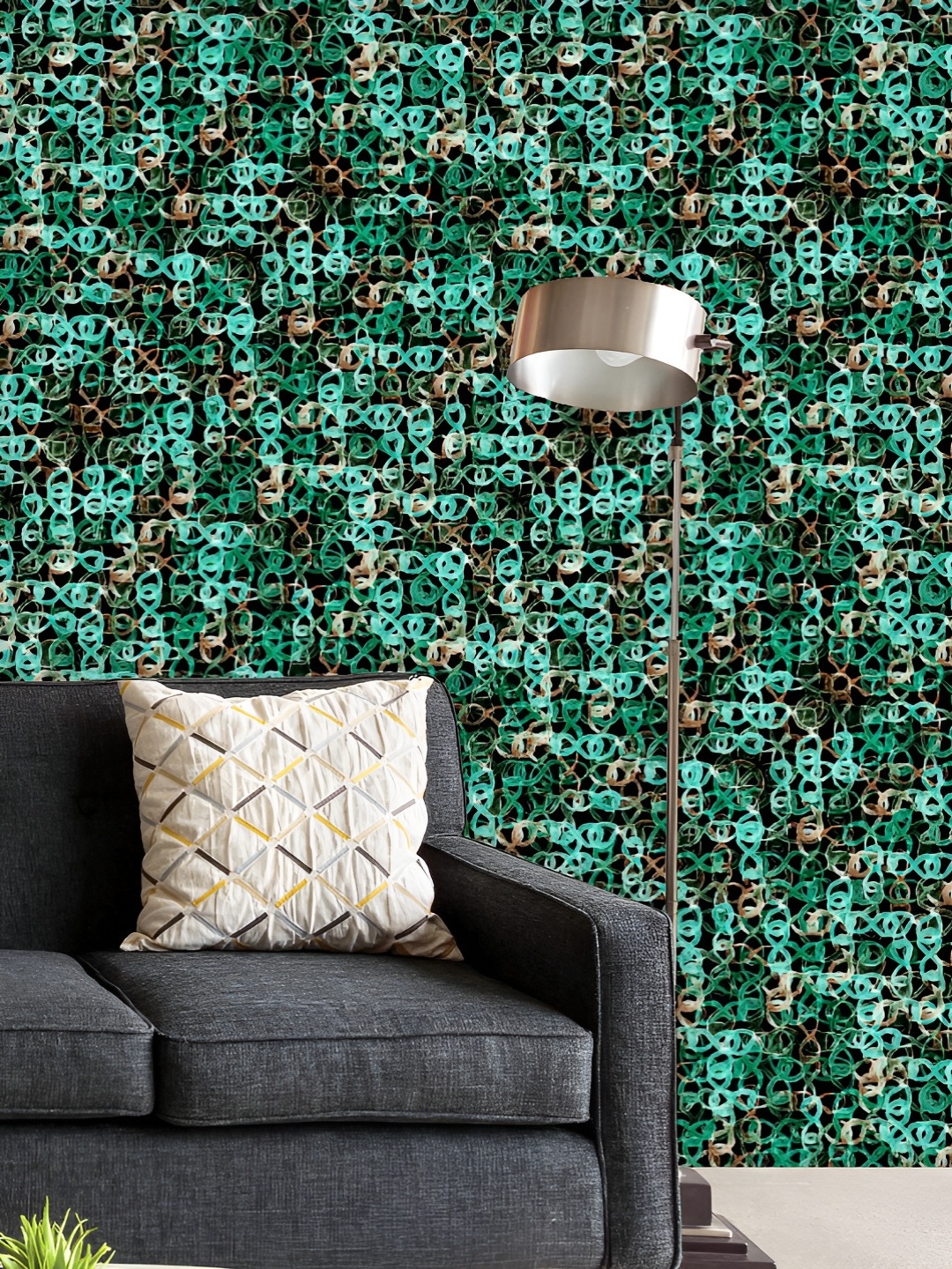 ArtzFolio Printed UV-Resistant Anti-Bacterial Infinity Geometric Pattern Peel & Stick Wallpaper, Multi
ArtzFolio Printed UV-Resistant Anti-Bacterial Infinity Geometric Pattern Peel & Stick Wallpaper, Multi