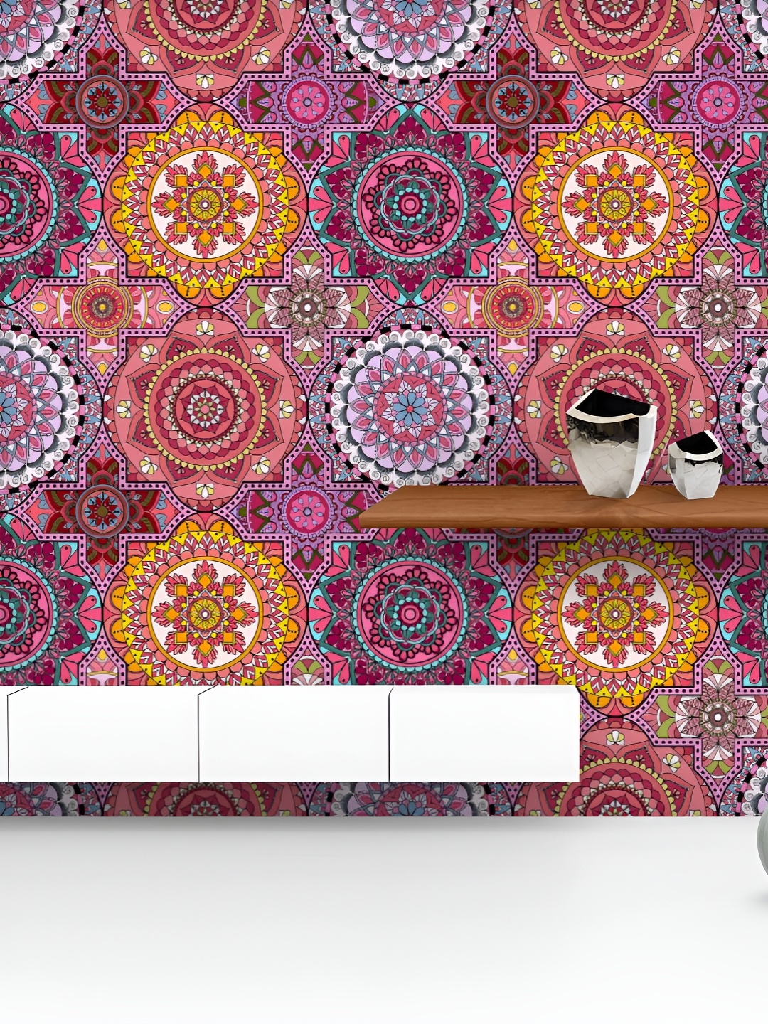 ArtzFolio Printed UV-Resistant Anti-Bacterial Vintage Arabic Indian Motifs0 Peel & Stick Wallpaper, Multi
ArtzFolio Printed UV-Resistant Anti-Bacterial Vintage Arabic Indian Motifs0 Peel & Stick Wallpaper, Multi
