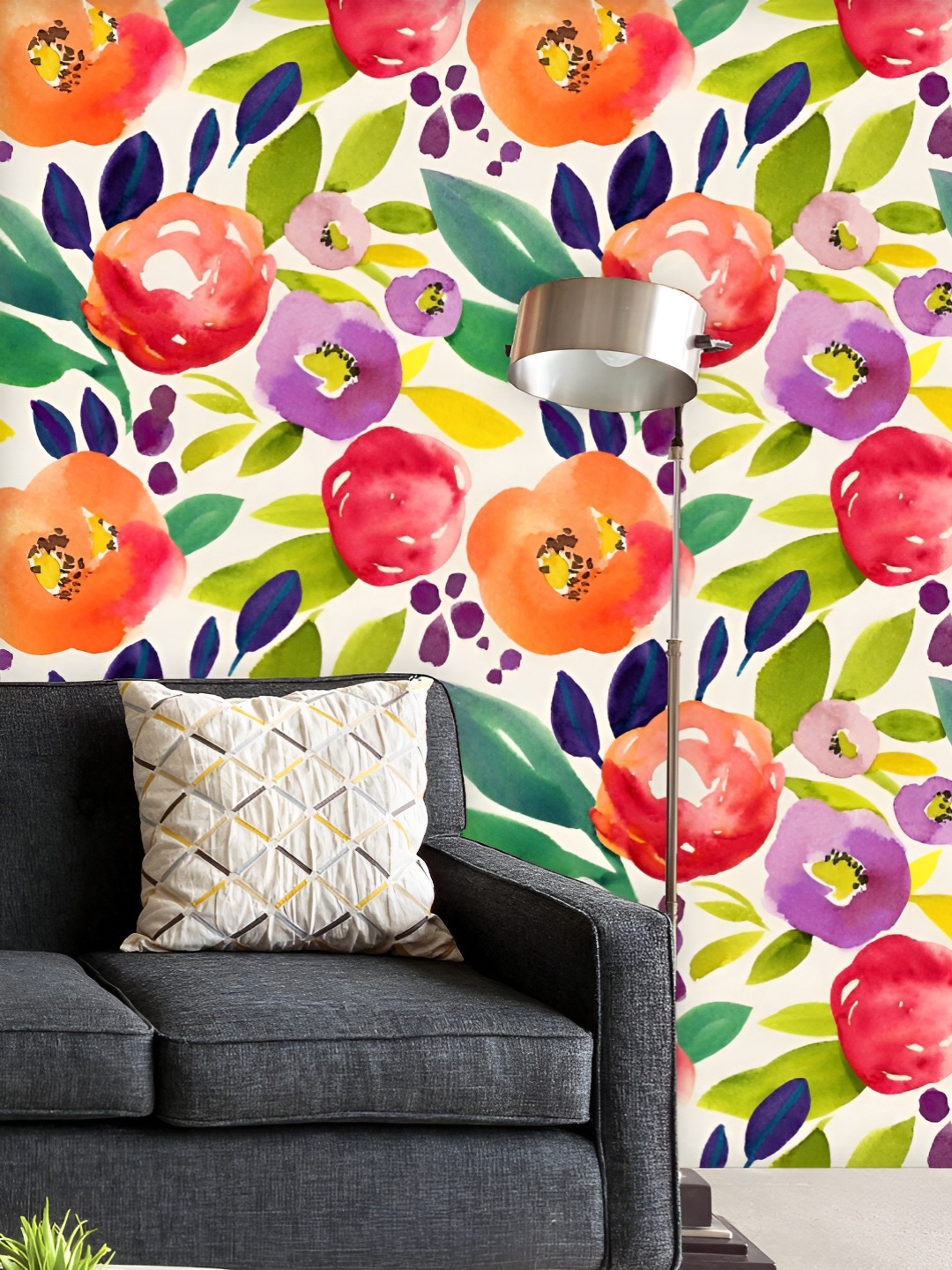 ArtzFolio Printed UV-Resistant Anti-Bacterial Floral Botanical Pattern Peel & Stick Wallpaper, Multi
ArtzFolio Printed UV-Resistant Anti-Bacterial Floral Botanical Pattern Peel & Stick Wallpaper, Multi