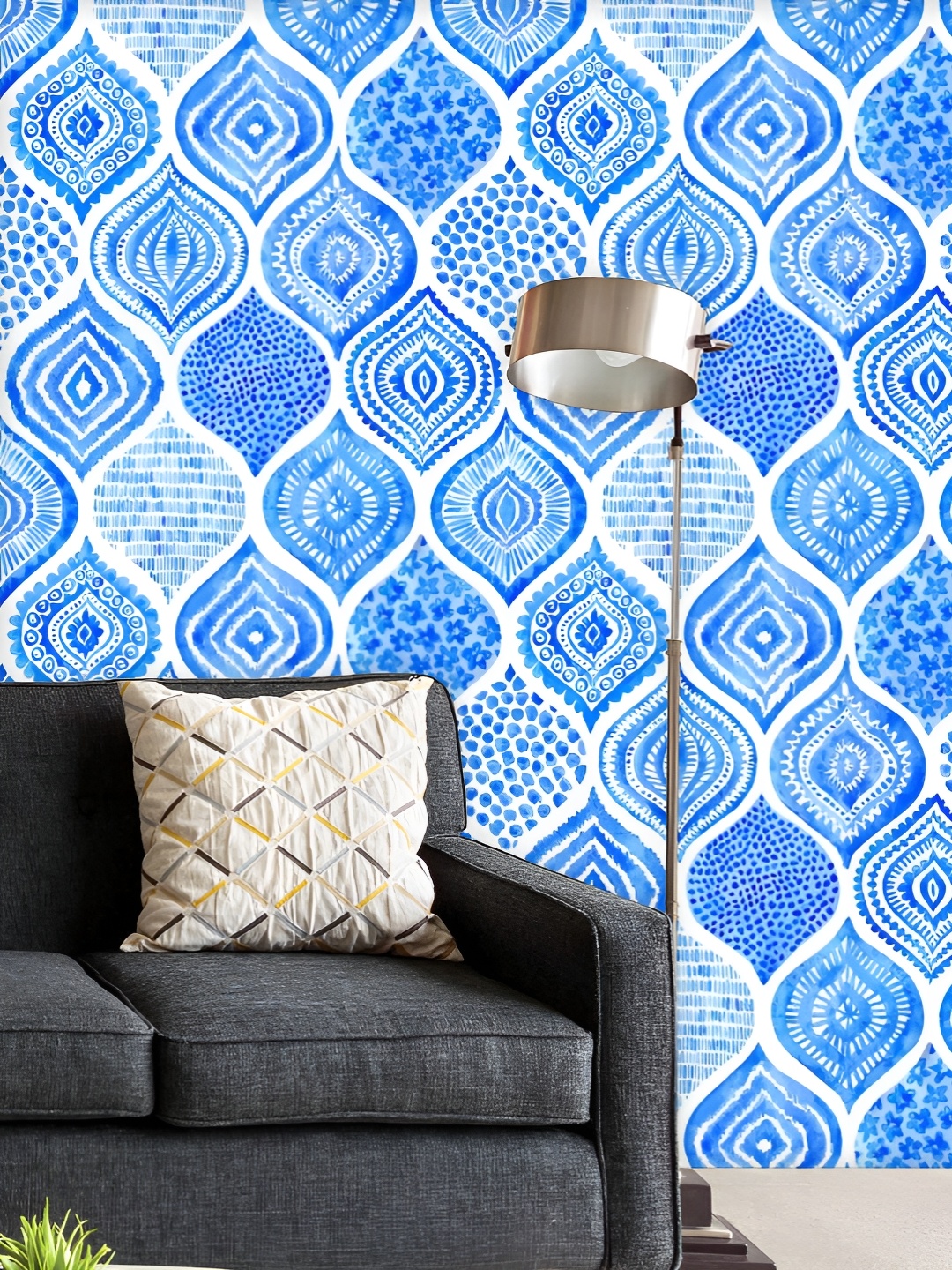 ArtzFolio Printed UV-Resistant Anti-Bacterial Vintage Watercolor Ornamental Pattern Peel & Stick Wallpaper, Multi
ArtzFolio Printed UV-Resistant Anti-Bacterial Vintage Watercolor Ornamental Pattern Peel & Stick Wallpaper, Multi