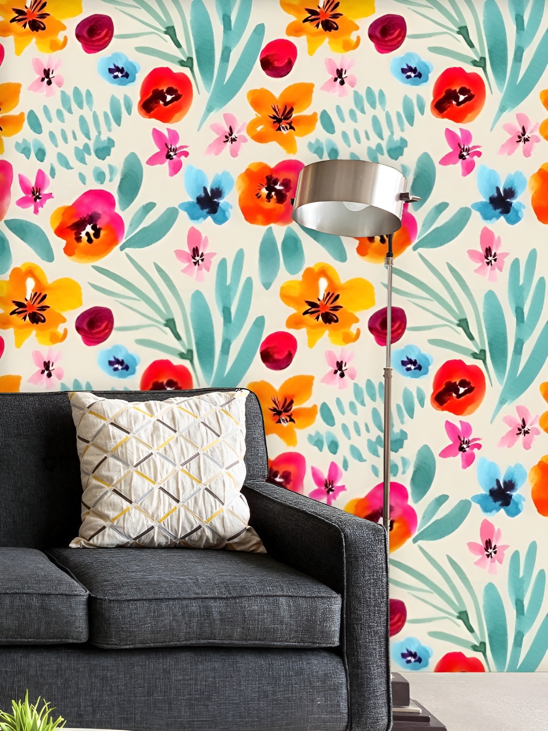 ArtzFolio Printed UV-Resistant Anti-Bacterial Watercolor Floral Pattern Peel & Stick Wallpaper, Multi
ArtzFolio Printed UV-Resistant Anti-Bacterial Watercolor Floral Pattern Peel & Stick Wallpaper, Multi