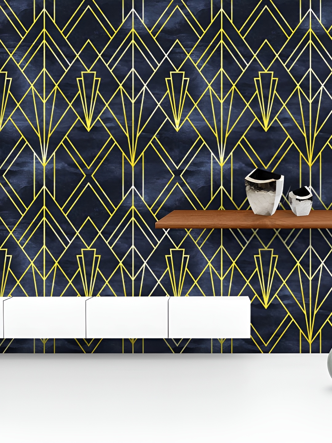 ArtzFolio Printed UV-Resistant Anti-Bacterial Geometric Pattern Peel & Stick Wallpaper, Multi
ArtzFolio Printed UV-Resistant Anti-Bacterial Geometric Pattern Peel & Stick Wallpaper, Multi