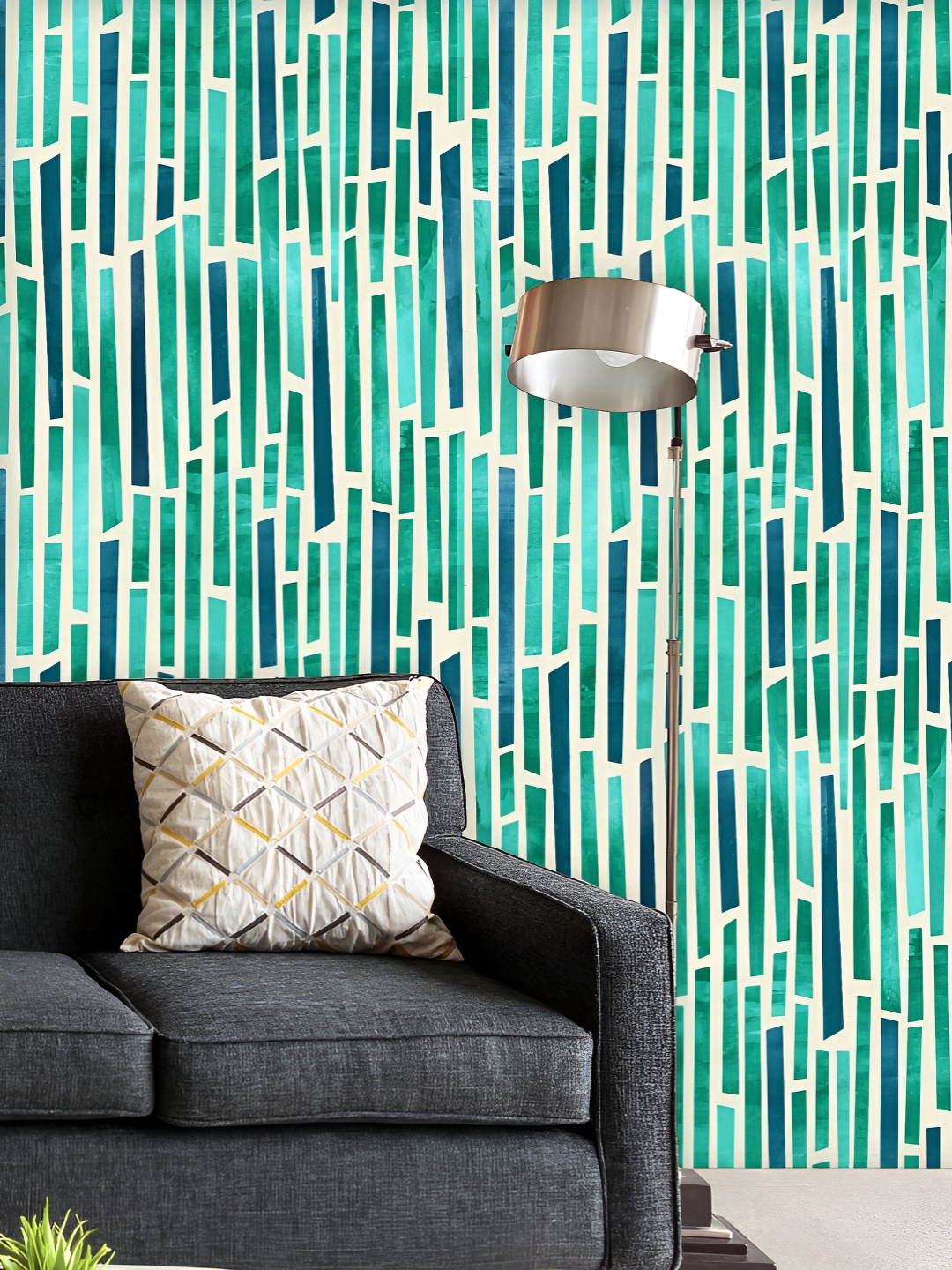 ArtzFolio Printed UV-Resistant Anti-Bacterial Green Blue Lines Peel & Stick Wallpaper, Multi
ArtzFolio Printed UV-Resistant Anti-Bacterial Green Blue Lines Peel & Stick Wallpaper, Multi