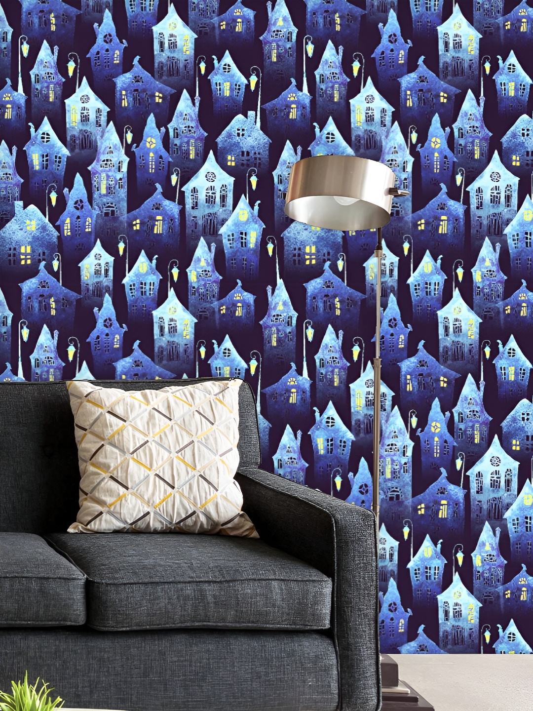 ArtzFolio Printed UV-Resistant Anti-Bacterial Crooked Houses With Lit Windows Peel & Stick Wallpaper, Multi
ArtzFolio Printed UV-Resistant Anti-Bacterial Crooked Houses With Lit Windows Peel & Stick Wallpaper, Multi