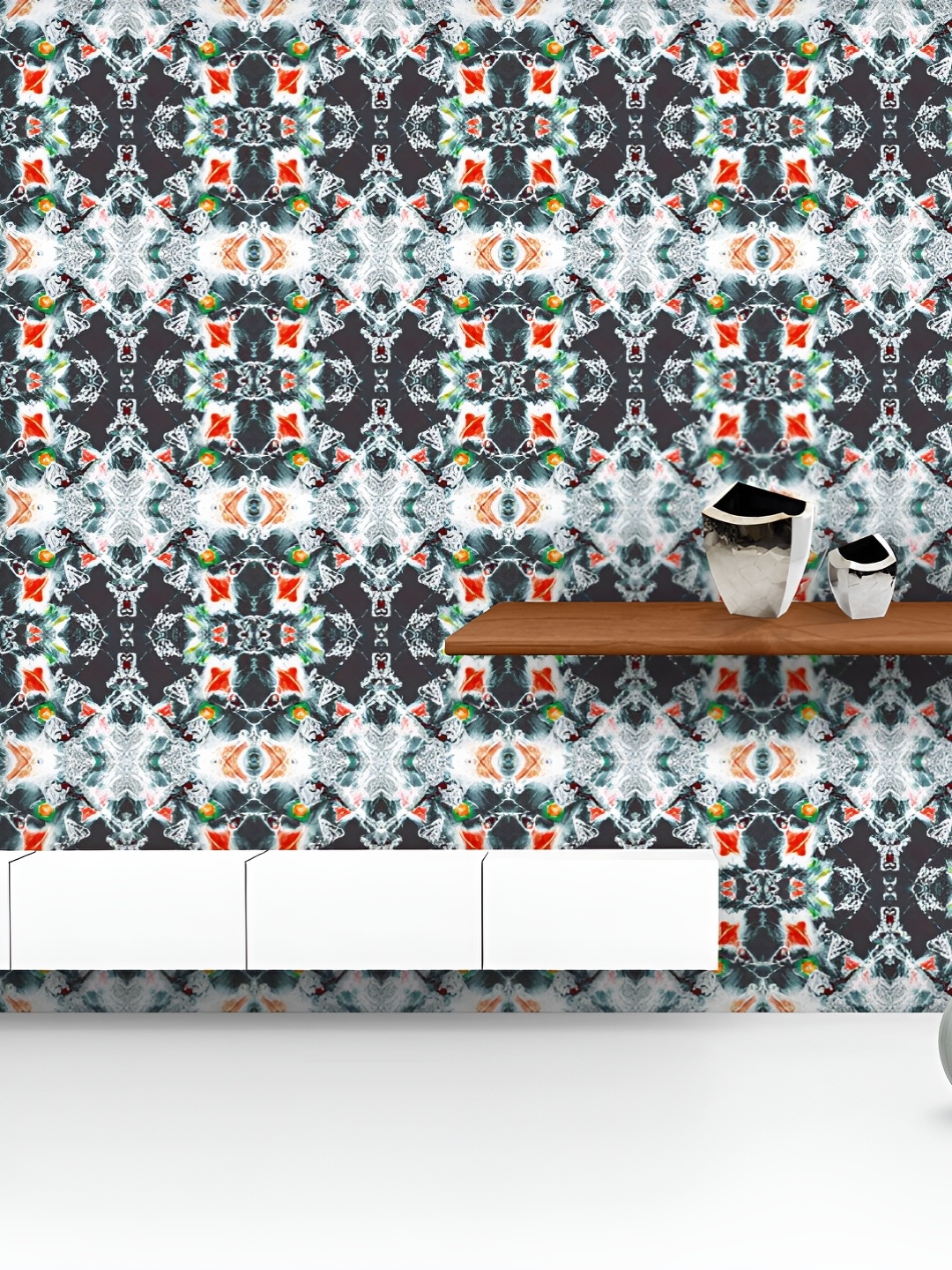 ArtzFolio Printed UV-Resistant Anti-Bacterial Watercolor Tribal Embroidery Peel & Stick Wallpaper, Multi
ArtzFolio Printed UV-Resistant Anti-Bacterial Watercolor Tribal Embroidery Peel & Stick Wallpaper, Multi