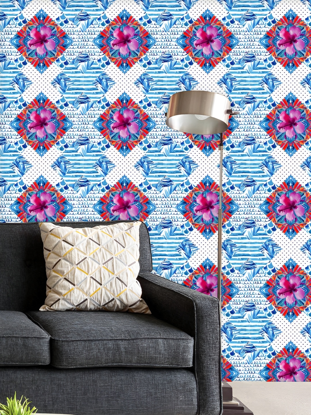 ArtzFolio Printed UV-Resistant Anti-Bacterial Watercolour Geometric Pattern Peel & Stick Wallpaper, Multi
ArtzFolio Printed UV-Resistant Anti-Bacterial Watercolour Geometric Pattern Peel & Stick Wallpaper, Multi