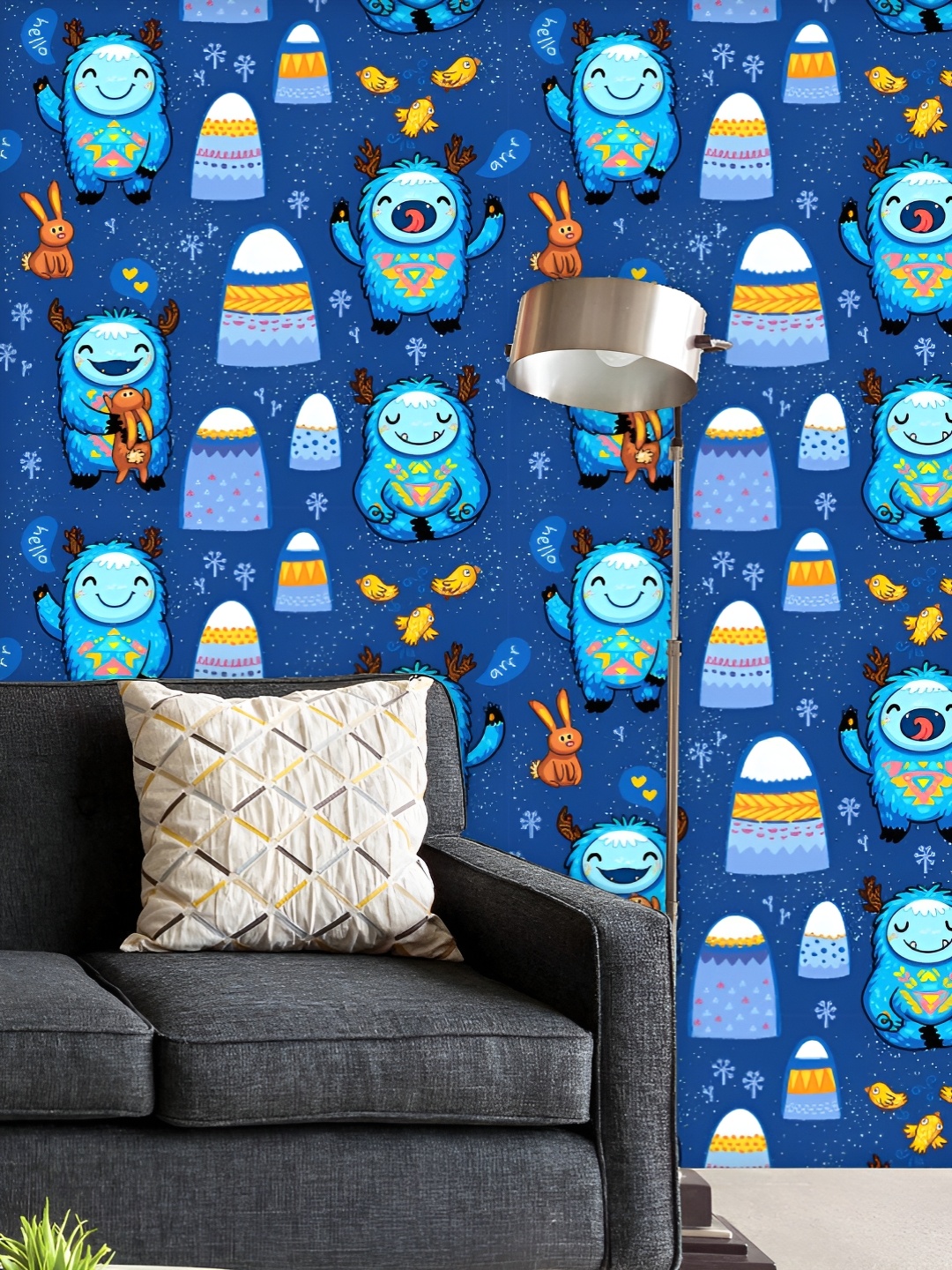 ArtzFolio Printed UV-Resistant Anti-Bacterial Cartoon Pattern Peel & Stick Wallpaper, Multi
ArtzFolio Printed UV-Resistant Anti-Bacterial Cartoon Pattern Peel & Stick Wallpaper, Multi
