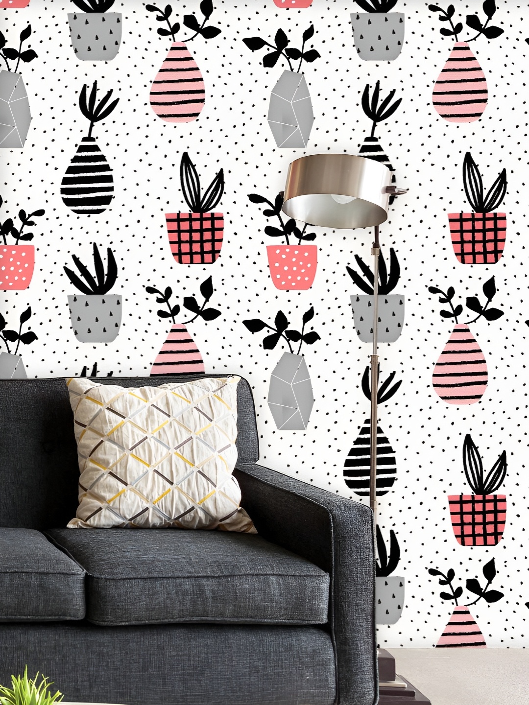 ArtzFolio Printed UV-Resistant Anti-Bacterial Vases And Pots On Dots Peel & Stick Wallpaper, Multi
ArtzFolio Printed UV-Resistant Anti-Bacterial Vases And Pots On Dots Peel & Stick Wallpaper, Multi