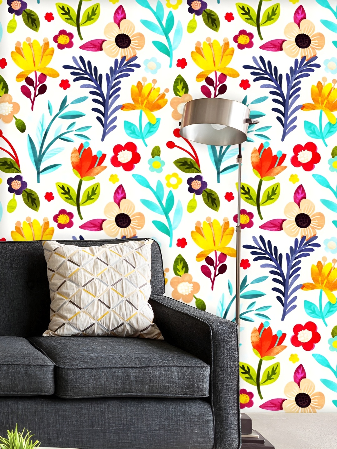 ArtzFolio Printed UV-Resistant Anti-Bacterial Floral Botanical Pattern Peel & Stick Wallpaper, Multi
ArtzFolio Printed UV-Resistant Anti-Bacterial Floral Botanical Pattern Peel & Stick Wallpaper, Multi