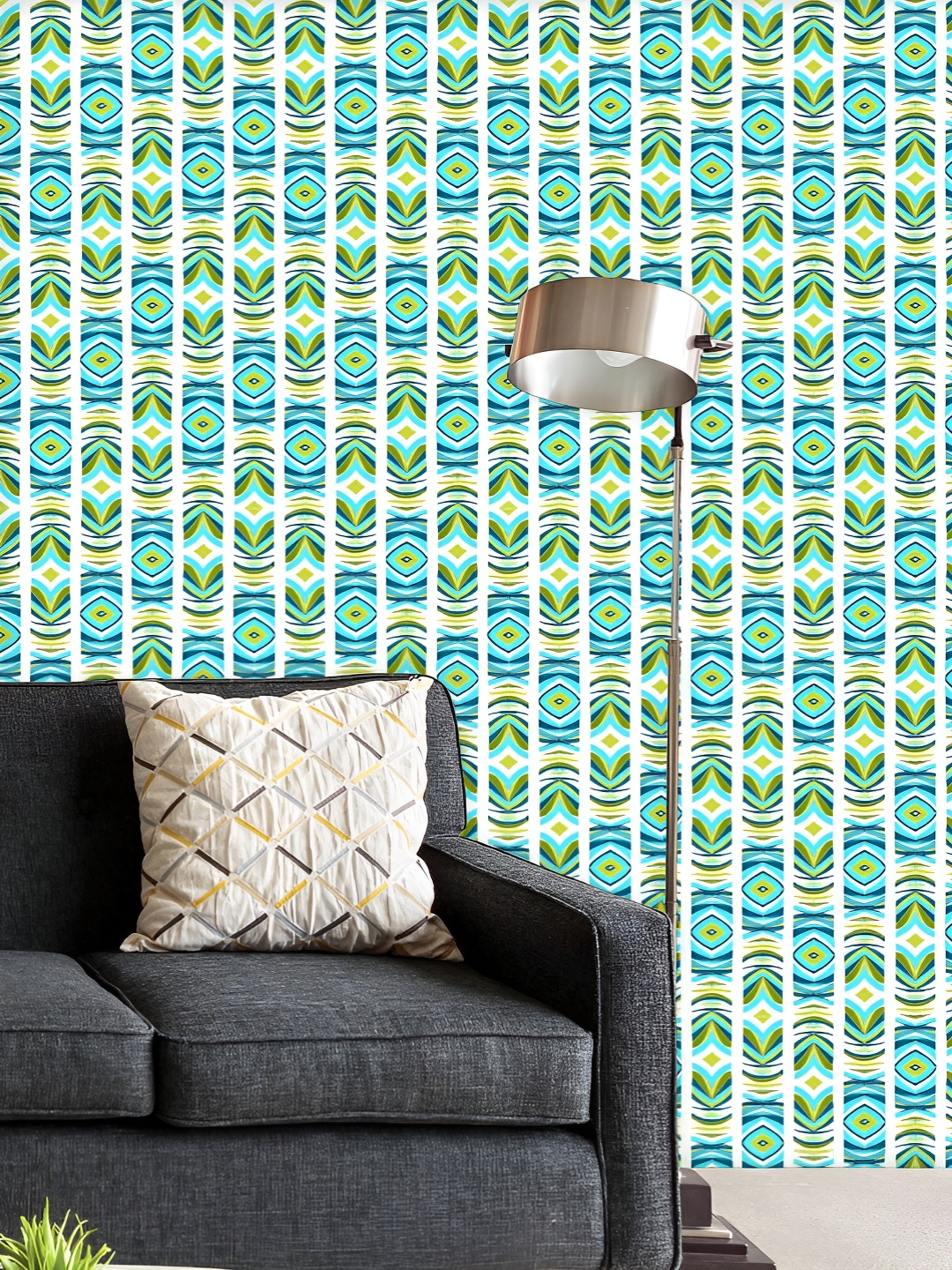 ArtzFolio Printed UV-Resistant Anti-Bacterial Indian Ethnic Stripes Peel & Stick Wallpaper, Multi
ArtzFolio Printed UV-Resistant Anti-Bacterial Indian Ethnic Stripes Peel & Stick Wallpaper, Multi