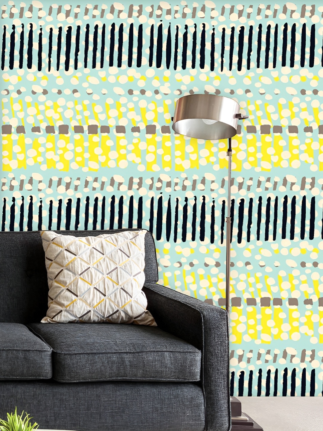 ArtzFolio Printed UV-Resistant Anti-Bacterial Colorful Watercolor Dots And Stripes Peel & Stick Wallpaper, Multi
ArtzFolio Printed UV-Resistant Anti-Bacterial Colorful Watercolor Dots And Stripes Peel & Stick Wallpaper, Multi