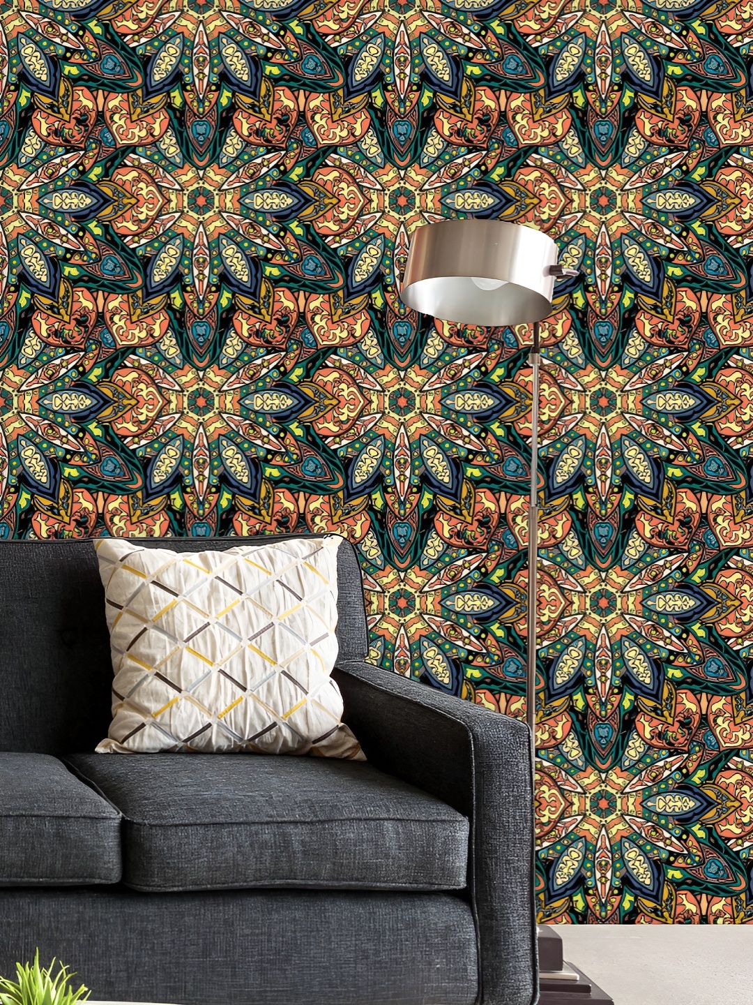 ArtzFolio Printed UV-Resistant Anti-Bacterial Ornate Vintage Mandala Peel & Stick Wallpaper, Multi
ArtzFolio Printed UV-Resistant Anti-Bacterial Ornate Vintage Mandala Peel & Stick Wallpaper, Multi