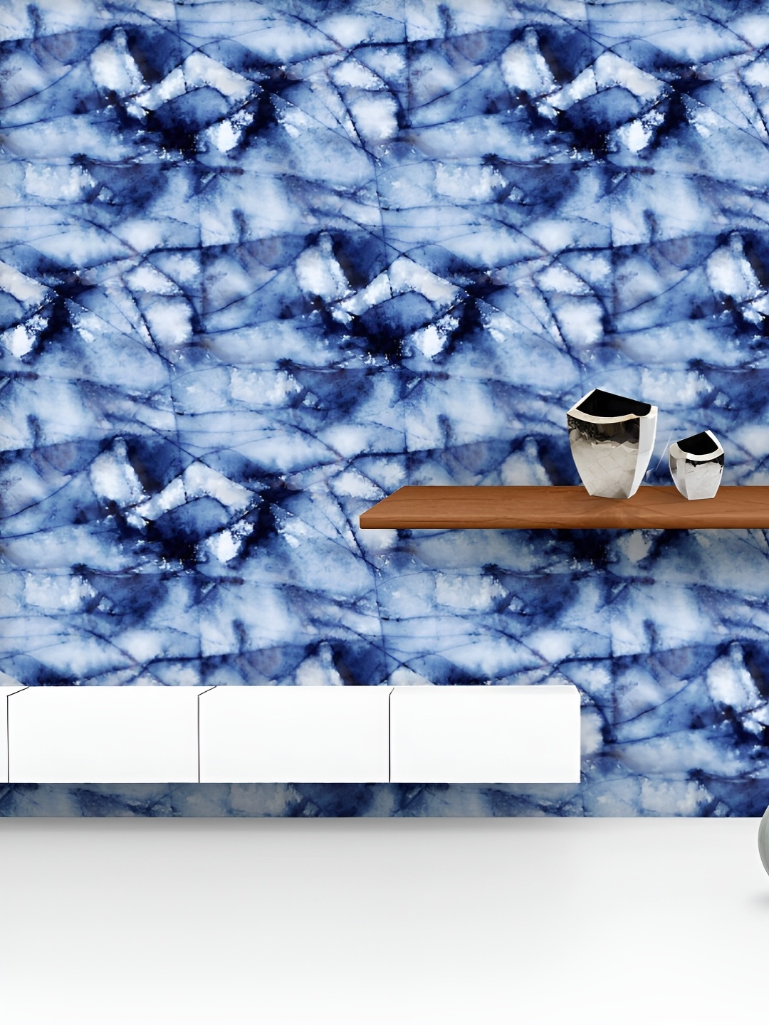 ArtzFolio Printed UV-Resistant Anti-Bacterial Watercolor Indigo Spots Peel & Stick Wallpaper, Multi
ArtzFolio Printed UV-Resistant Anti-Bacterial Watercolor Indigo Spots Peel & Stick Wallpaper, Multi