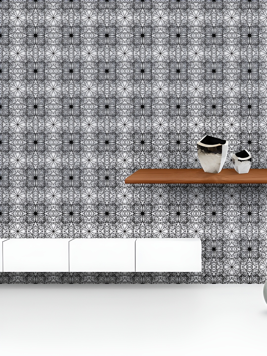 ArtzFolio Printed UV-Resistant Anti-Bacterial Abstract Lace Grid Peel & Stick Wallpaper, Multi
ArtzFolio Printed UV-Resistant Anti-Bacterial Abstract Lace Grid Peel & Stick Wallpaper, Multi