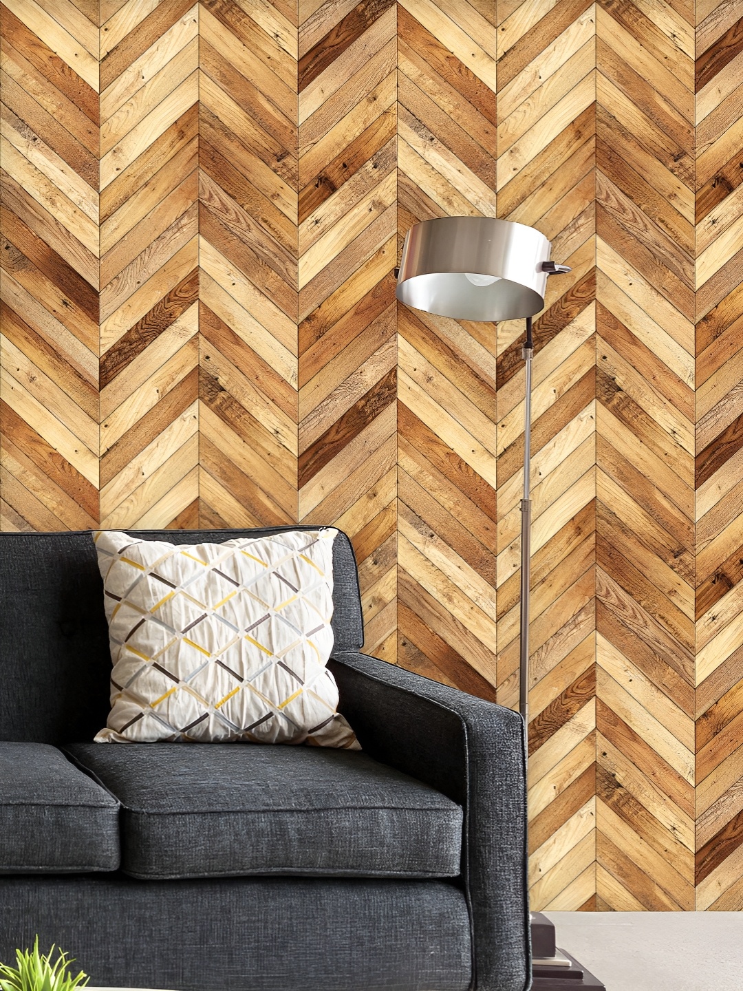 ArtzFolio Printed UV-Resistant Anti-Bacterial Chevron Light Brown Peel & Stick Wallpaper, Multi
ArtzFolio Printed UV-Resistant Anti-Bacterial Chevron Light Brown Peel & Stick Wallpaper, Multi