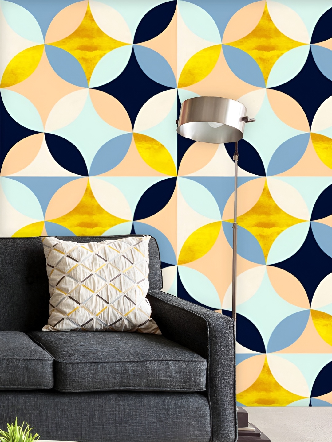 ArtzFolio Printed UV-Resistant Anti-Bacterial Colorful Shapes Peel & Stick Wallpaper, Multi
ArtzFolio Printed UV-Resistant Anti-Bacterial Colorful Shapes Peel & Stick Wallpaper, Multi