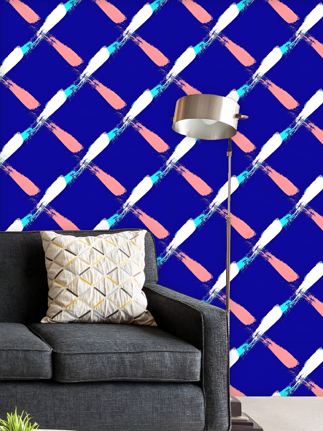 ArtzFolio Printed UV-Resistant Anti-Bacterial Abstract Chevron Strokes Peel & Stick Wallpaper, Multi
ArtzFolio Printed UV-Resistant Anti-Bacterial Abstract Chevron Strokes Peel & Stick Wallpaper, Multi