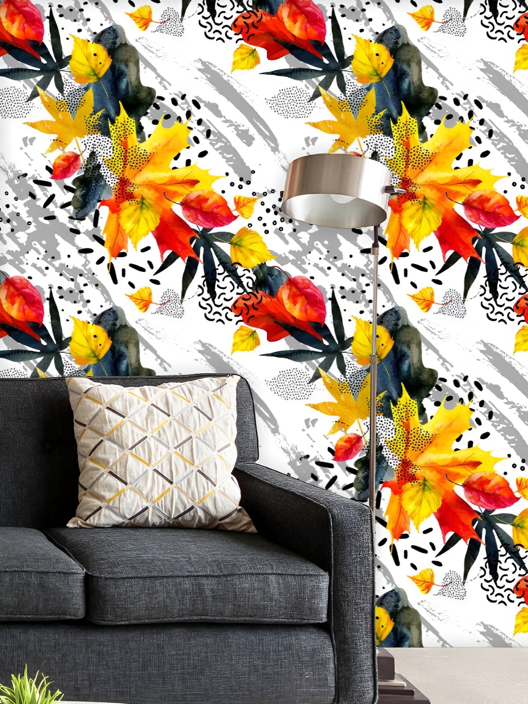 ArtzFolio Printed UV-Resistant Anti-Bacterial Abstract Autumn Fall Pattern Peel & Stick Wallpaper, Multi
ArtzFolio Printed UV-Resistant Anti-Bacterial Abstract Autumn Fall Pattern Peel & Stick Wallpaper, Multi