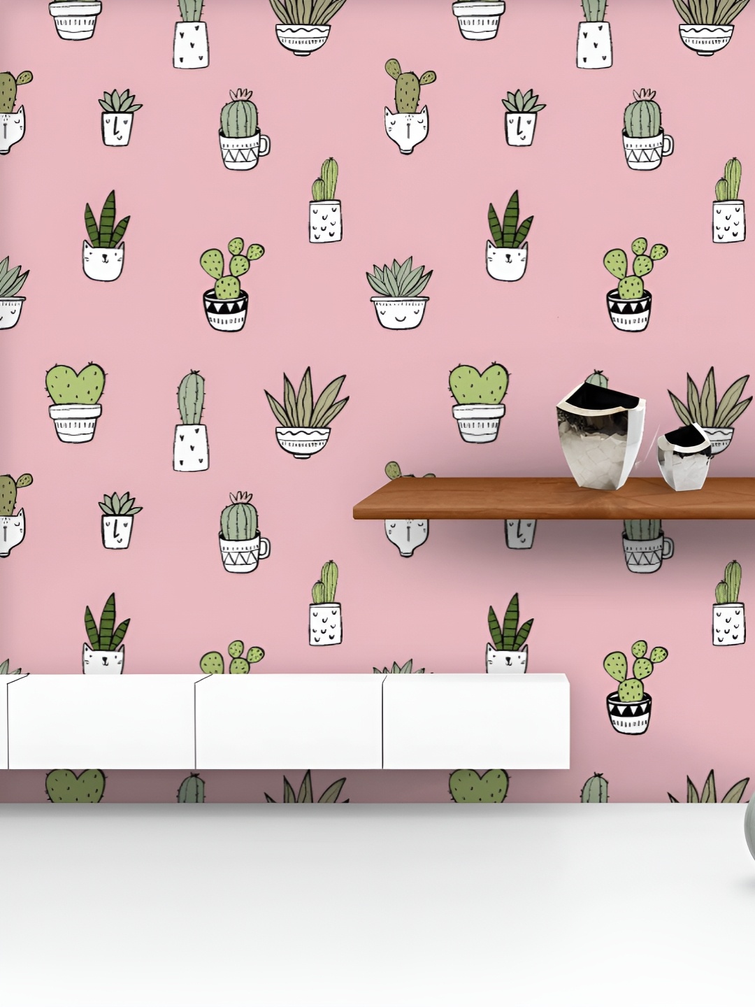 ArtzFolio Printed UV-Resistant Anti-Bacterial Hand-Drawn Cactus Peel & Stick Wallpaper, Multi
ArtzFolio Printed UV-Resistant Anti-Bacterial Hand-Drawn Cactus Peel & Stick Wallpaper, Multi
