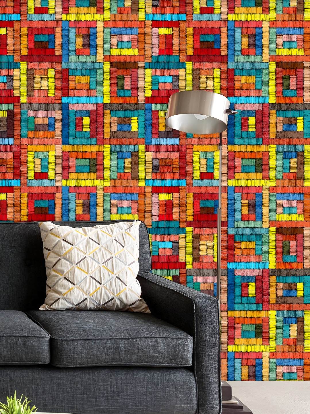 ArtzFolio Printed UV-Resistant Anti-Bacterial Colorful Tribal Grunge Peel & Stick Wallpaper, Multi
ArtzFolio Printed UV-Resistant Anti-Bacterial Colorful Tribal Grunge Peel & Stick Wallpaper, Multi