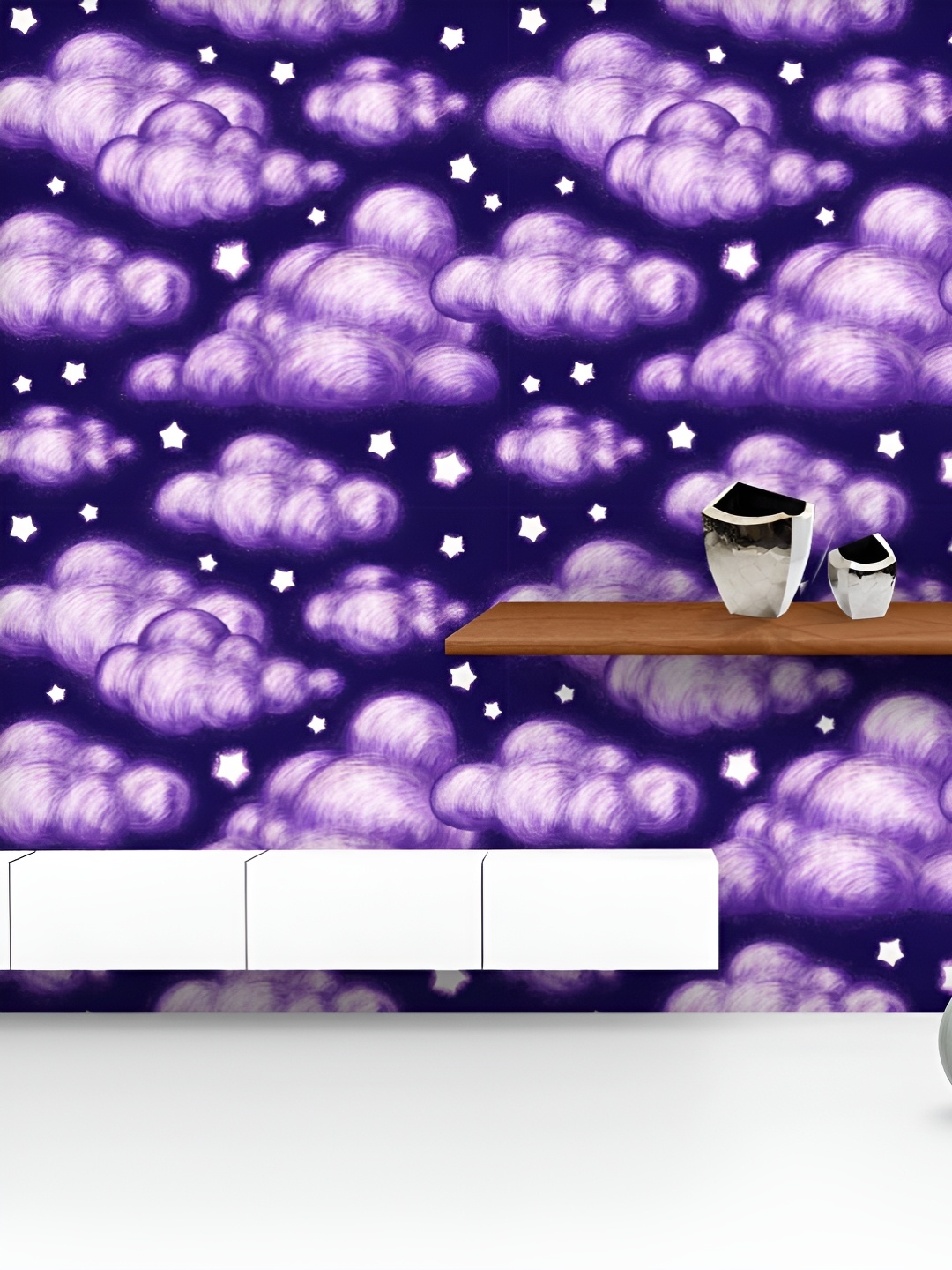 ArtzFolio Printed UV-Resistant Anti-Bacterial Night Sky Clouds & Stars Peel & Stick Wallpaper, Multi
ArtzFolio Printed UV-Resistant Anti-Bacterial Night Sky Clouds & Stars Peel & Stick Wallpaper, Multi