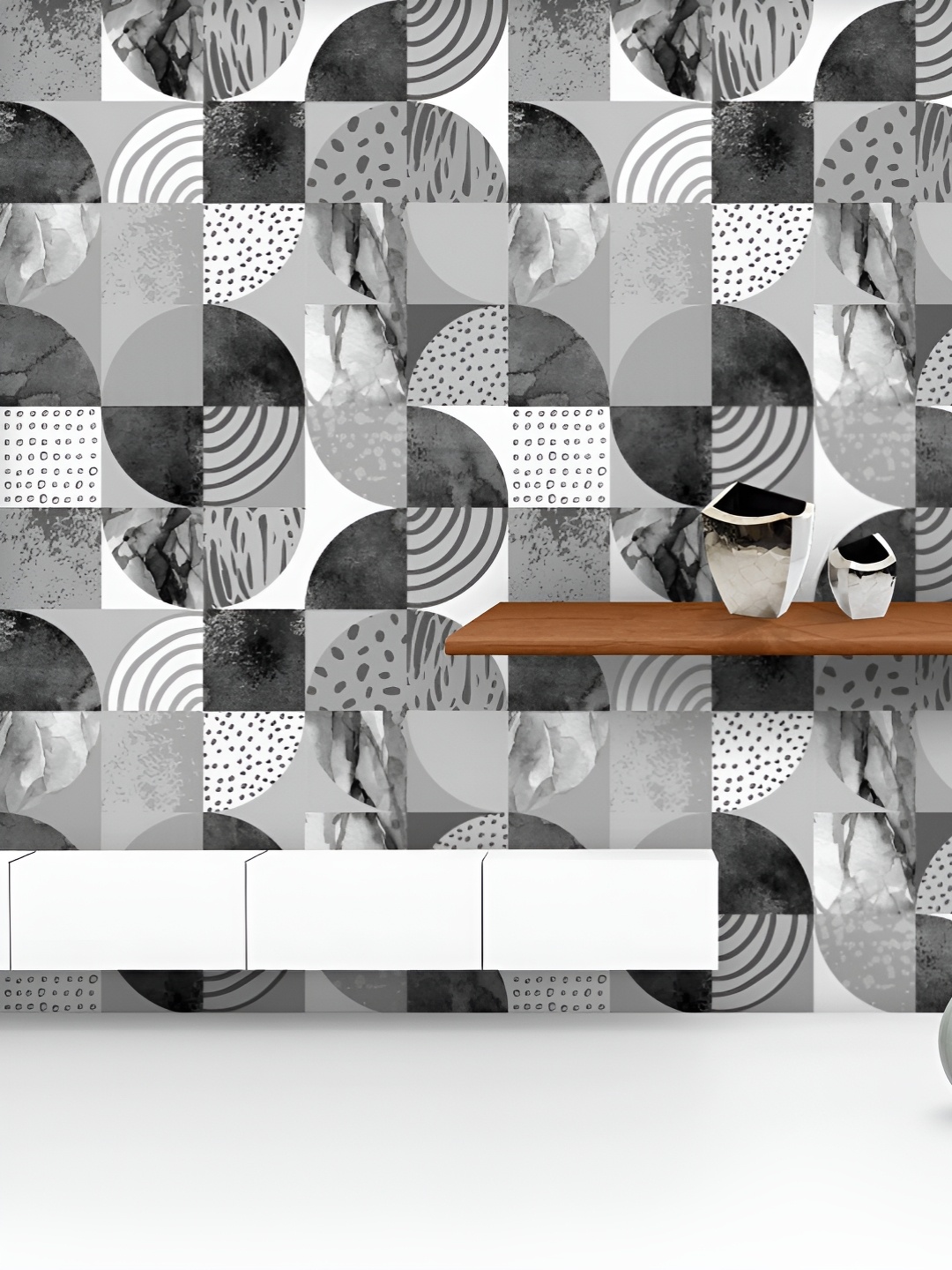 ArtzFolio Printed UV-Resistant Anti-Bacterial Geometric Marble Pattern Peel & Stick Wallpaper, Multi
ArtzFolio Printed UV-Resistant Anti-Bacterial Geometric Marble Pattern Peel & Stick Wallpaper, Multi