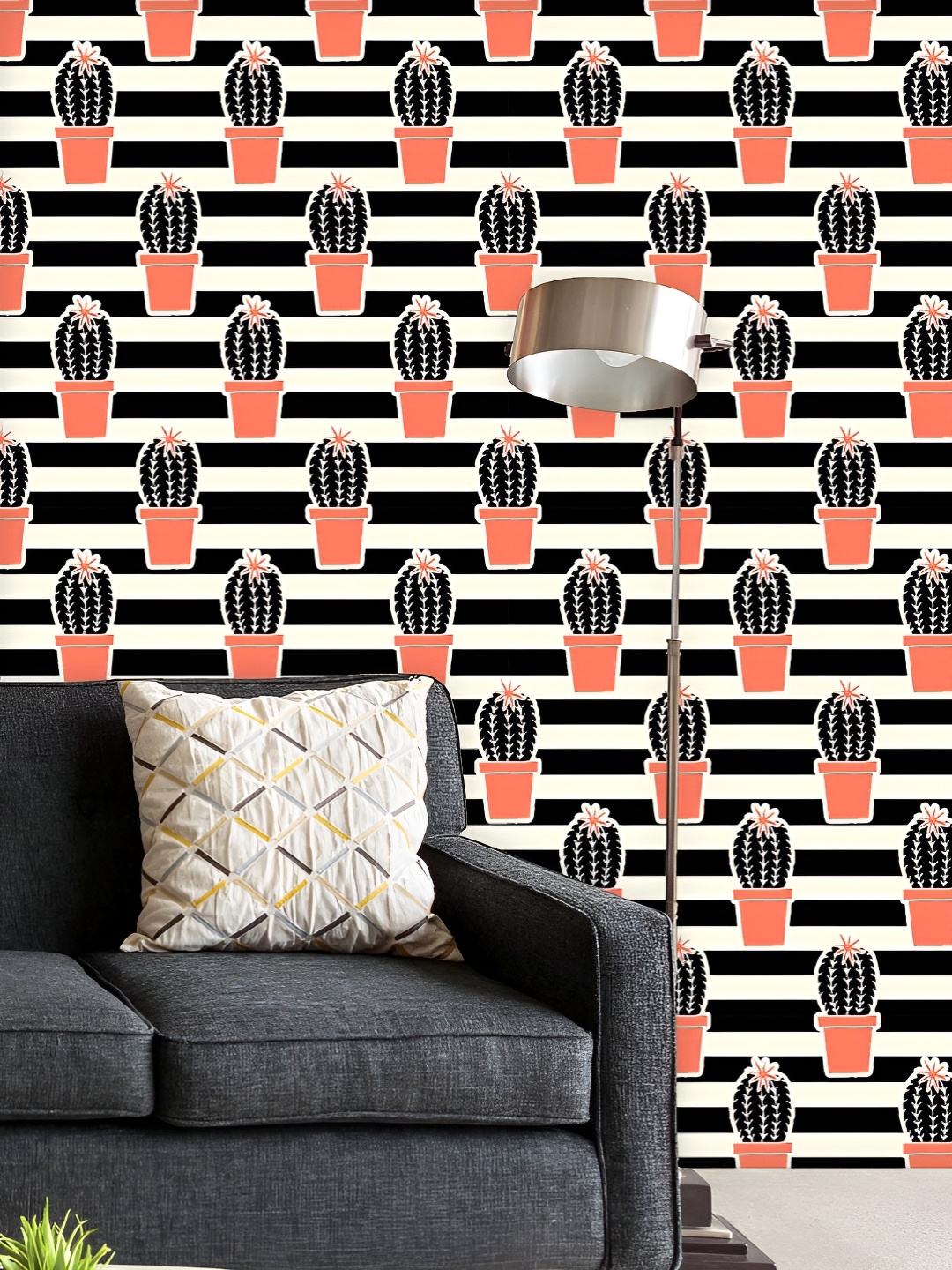 ArtzFolio Printed UV-Resistant Anti-Bacterial Repeating Cactus Pattern Peel & Stick Wallpaper, Multi
ArtzFolio Printed UV-Resistant Anti-Bacterial Repeating Cactus Pattern Peel & Stick Wallpaper, Multi