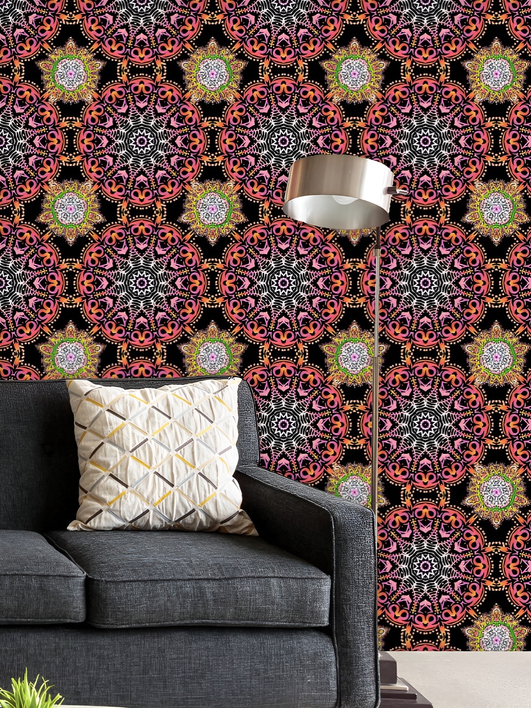 ArtzFolio Printed UV-Resistant Anti-Bacterial Geometric Pattern Peel & Stick Wallpaper, Multi
ArtzFolio Printed UV-Resistant Anti-Bacterial Geometric Pattern Peel & Stick Wallpaper, Multi
