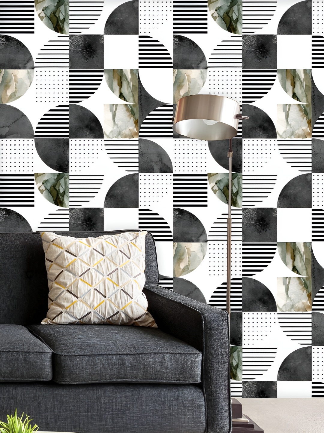 ArtzFolio Printed UV-Resistant Anti-Bacterial Geometric Marble Pattern Peel & Stick Wallpaper, Multi
ArtzFolio Printed UV-Resistant Anti-Bacterial Geometric Marble Pattern Peel & Stick Wallpaper, Multi