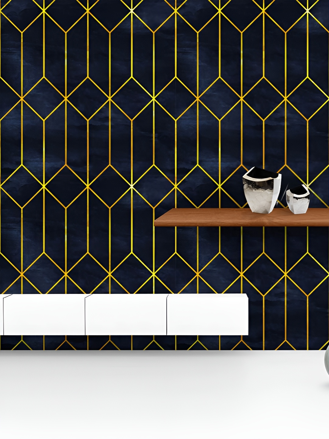 ArtzFolio Printed UV-Resistant Anti-Bacterial Geometric Pattern Peel & Stick Wallpaper, Multi
ArtzFolio Printed UV-Resistant Anti-Bacterial Geometric Pattern Peel & Stick Wallpaper, Multi