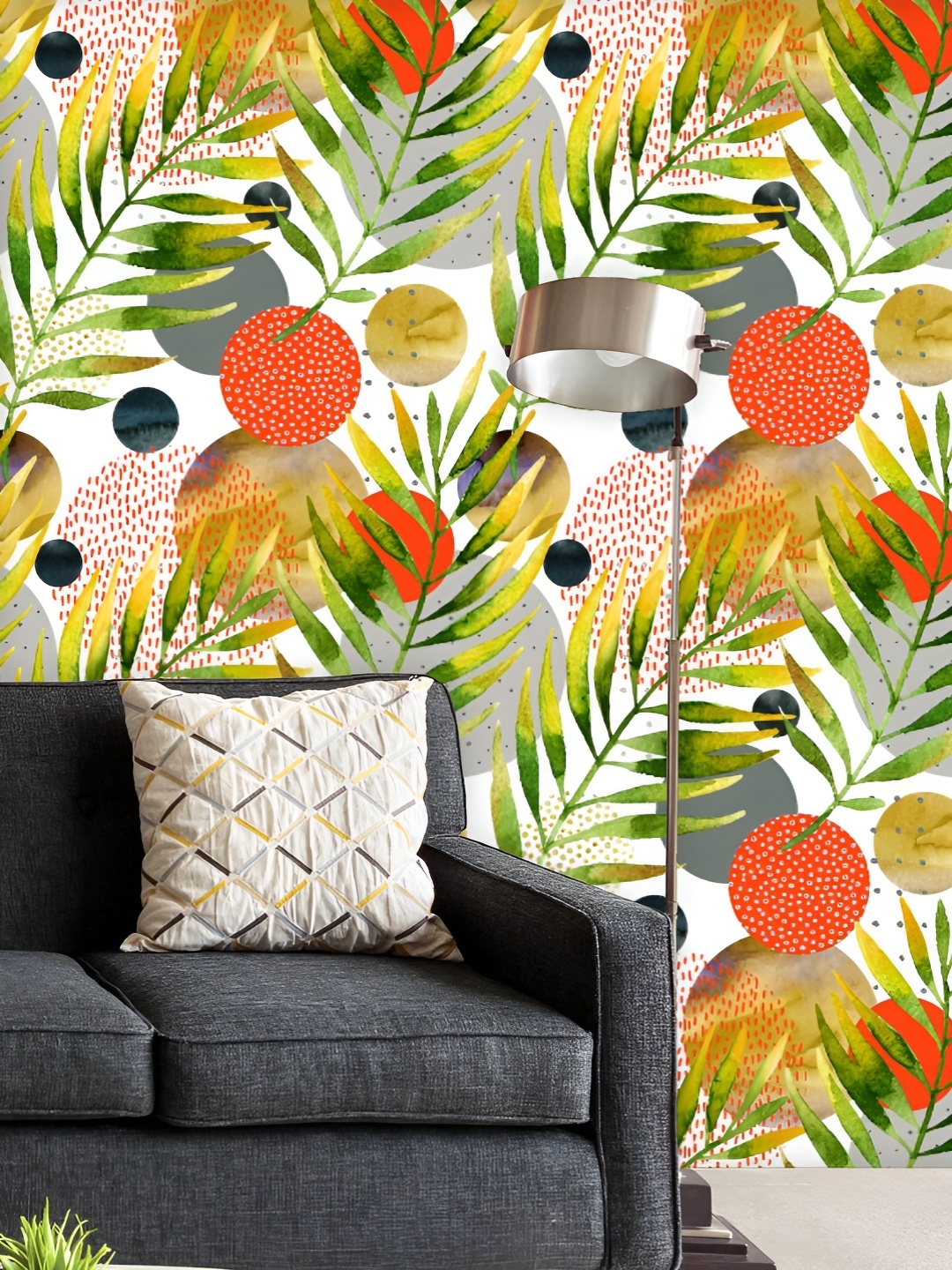 ArtzFolio Printed UV-Resistant Anti-Bacterial Watercolor Floral Leaves Peel & Stick Wallpaper, Multi
ArtzFolio Printed UV-Resistant Anti-Bacterial Watercolor Floral Leaves Peel & Stick Wallpaper, Multi