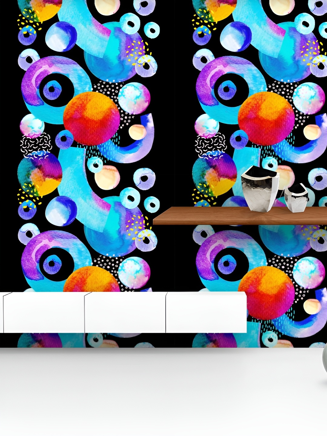 ArtzFolio Printed UV-Resistant Anti-Bacterial Watercolor Geometric Shapes Peel & Stick Wallpaper, Multi
ArtzFolio Printed UV-Resistant Anti-Bacterial Watercolor Geometric Shapes Peel & Stick Wallpaper, Multi